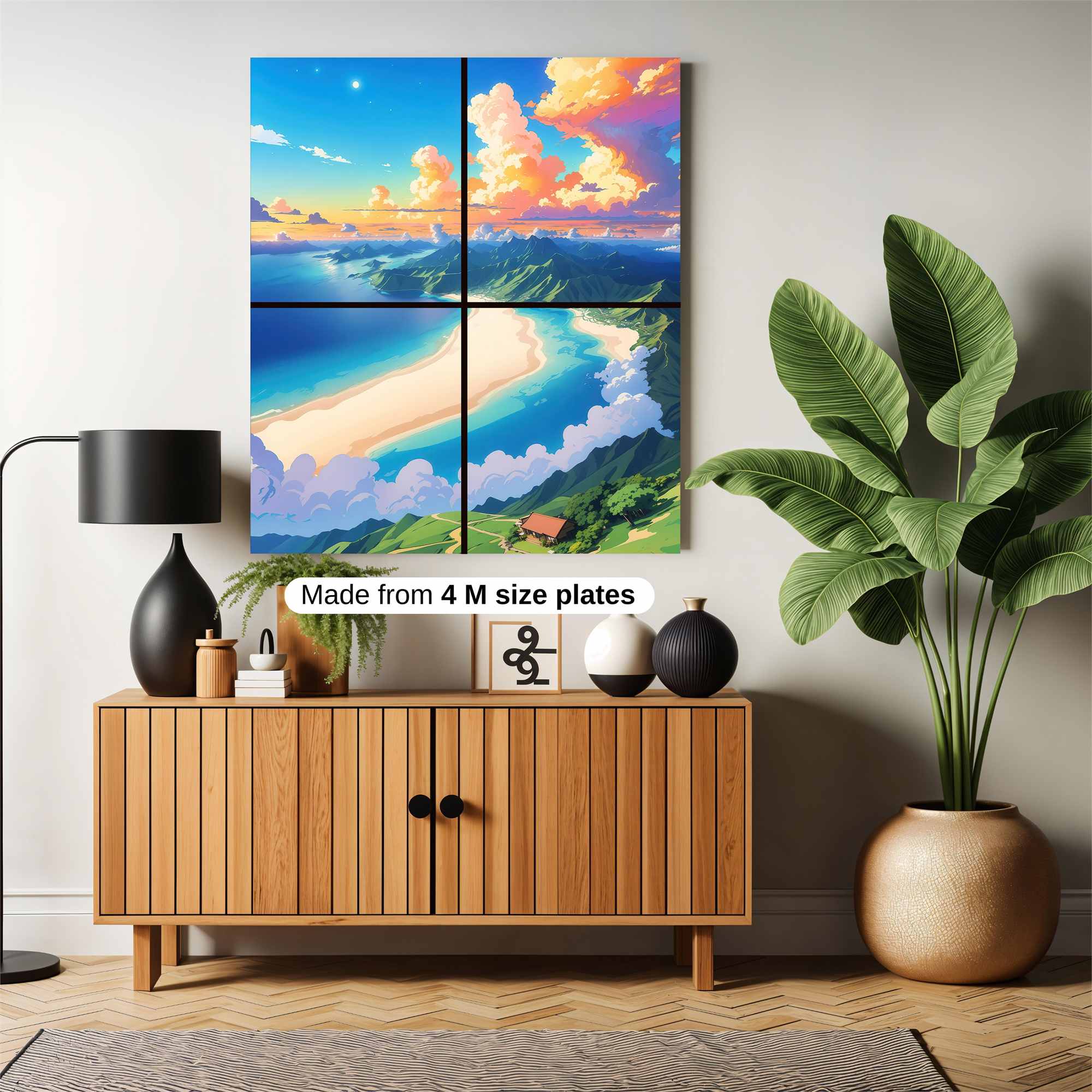 Sunset Serenity Safe Wall Magnetic / M