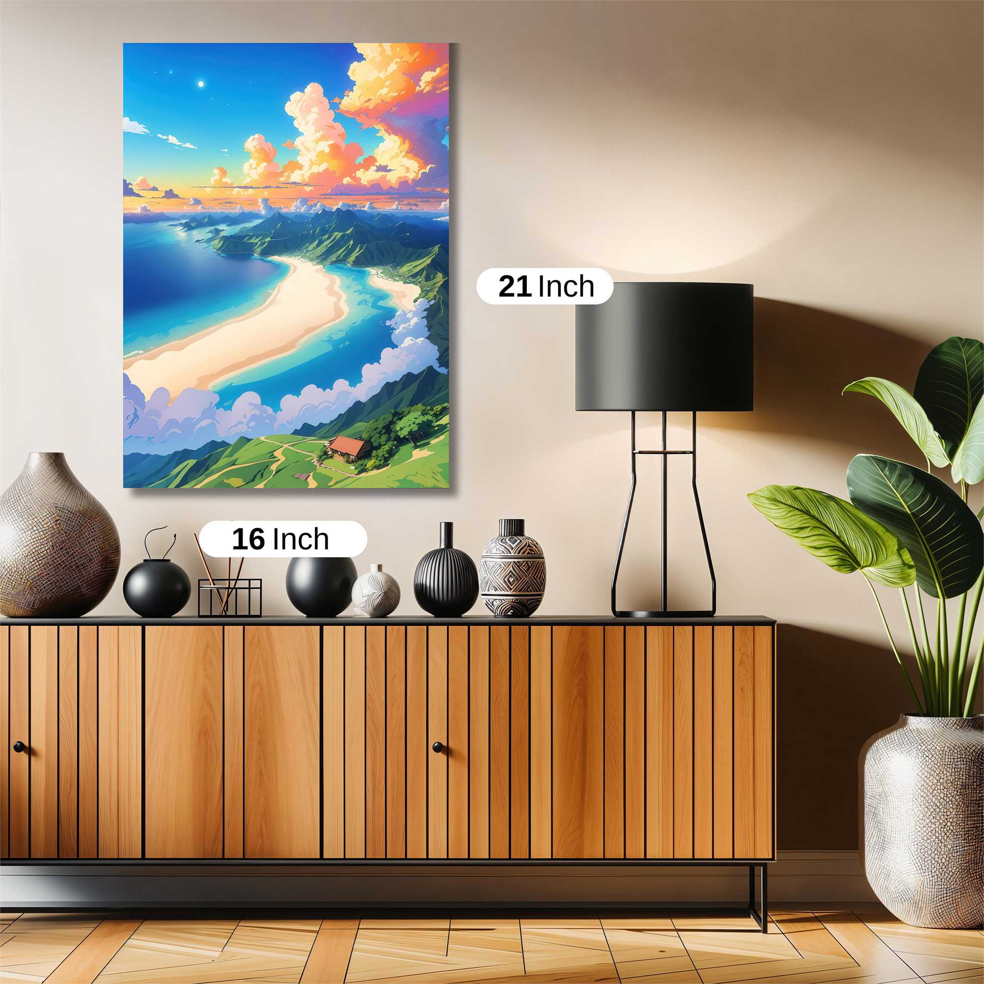 Sunset Serenity Safe Wall Magnetic / M