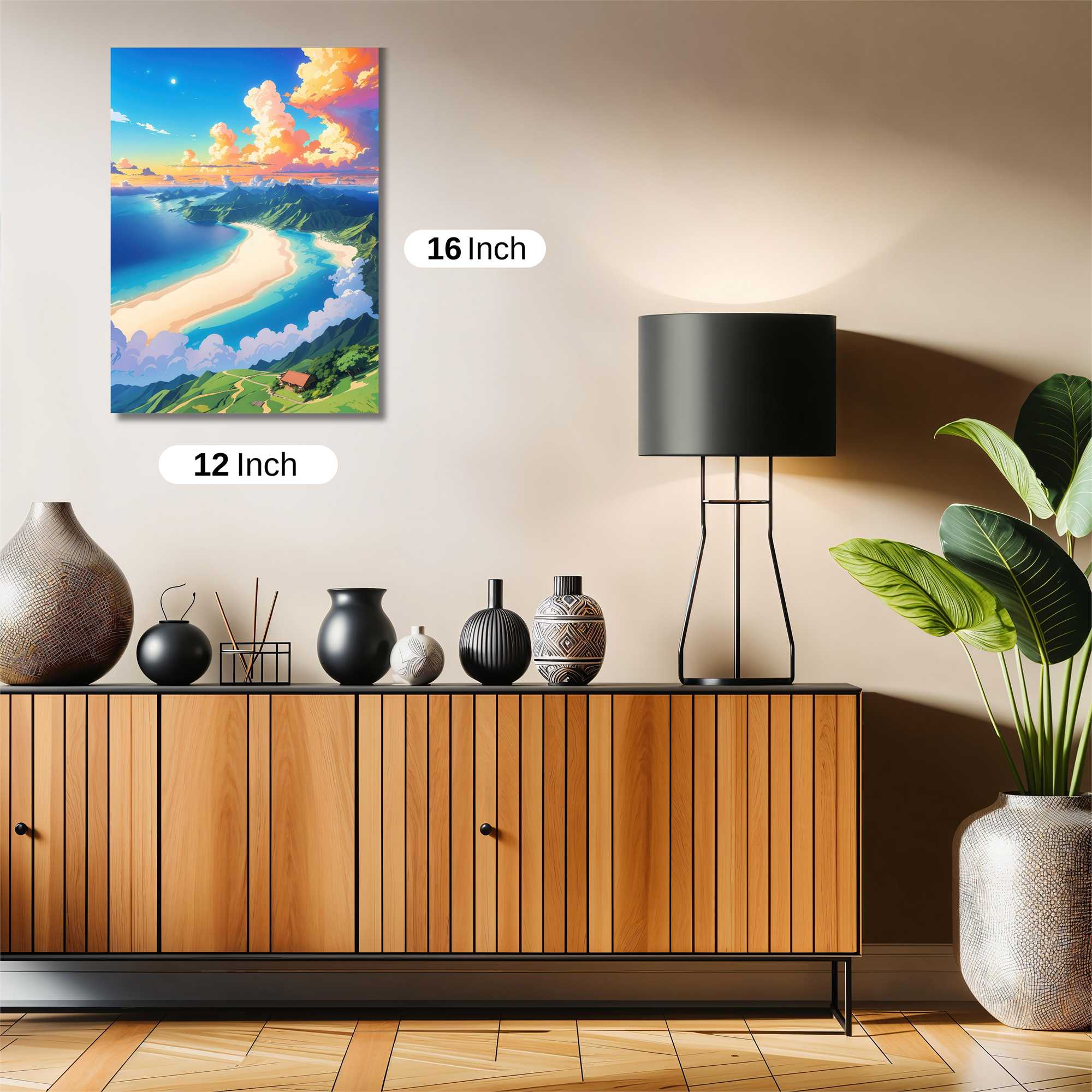 Sunset Serenity Safe Wall Magnetic / M