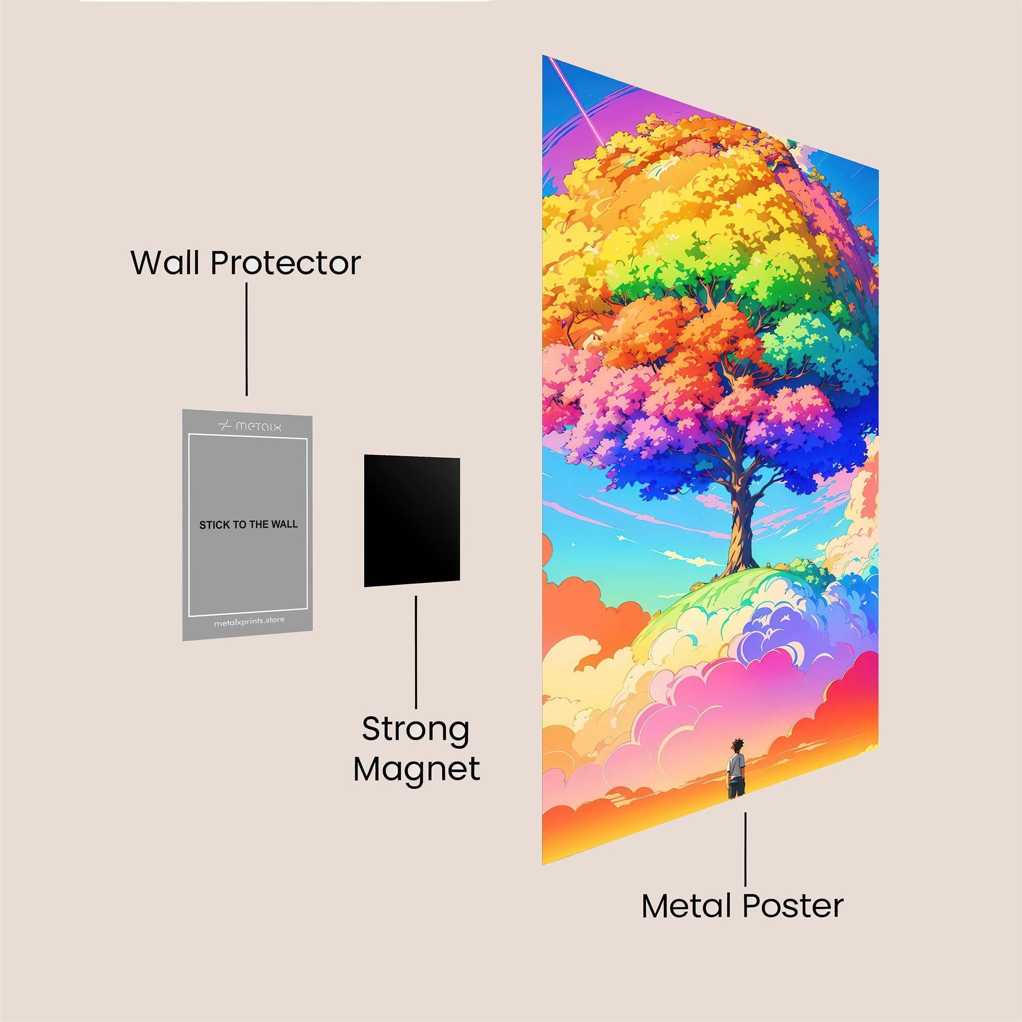 Rainbow Dream Safe Wall Magnetic / M