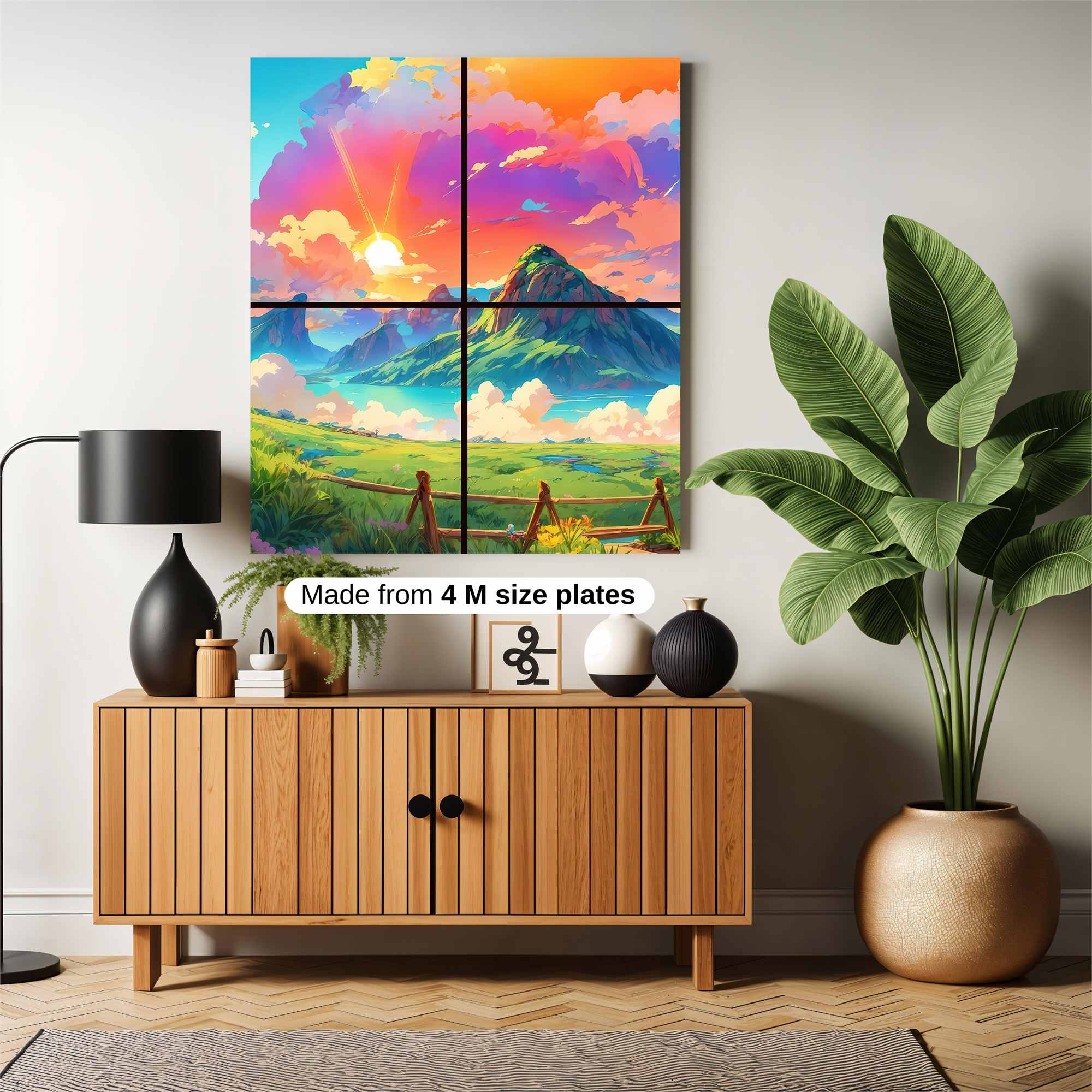 Sunset Serenity Safe Wall Magnetic / M