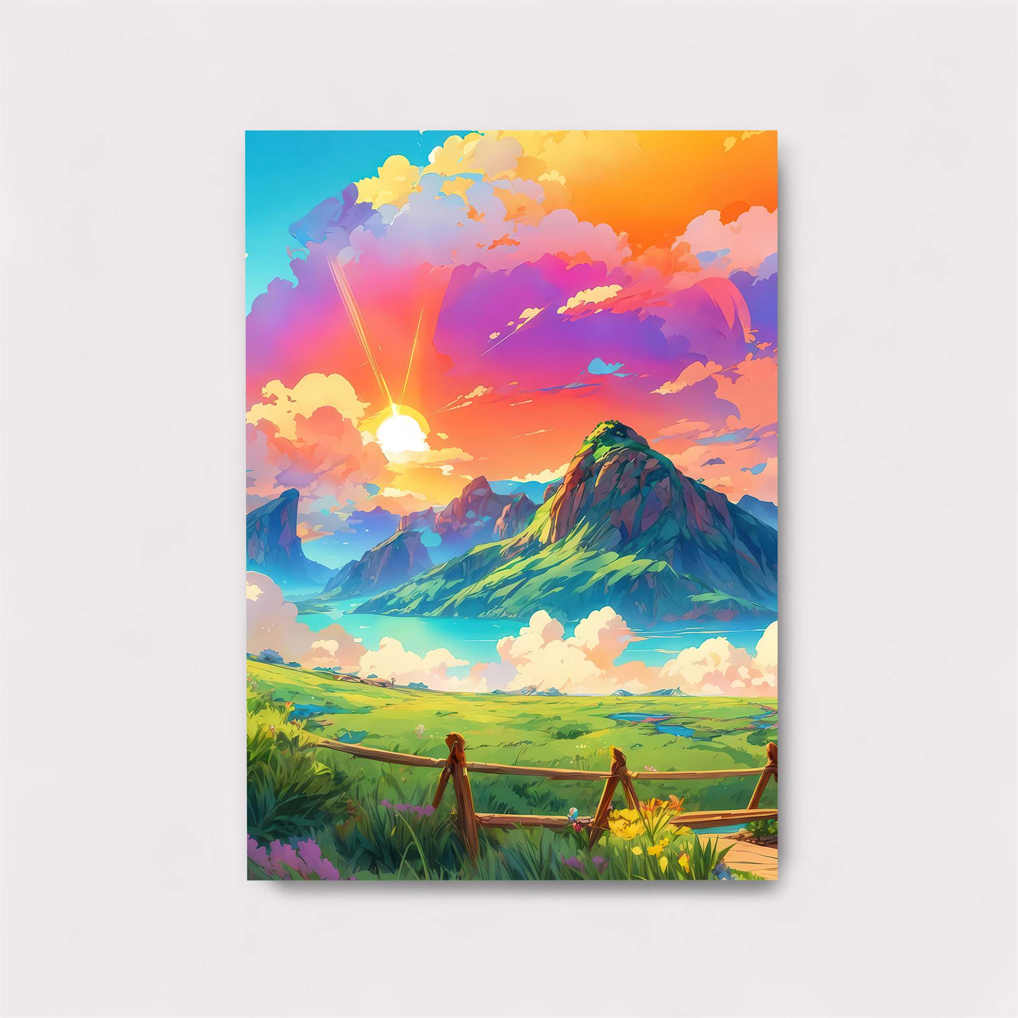 Sunset Serenity Safe Wall Magnetic / M