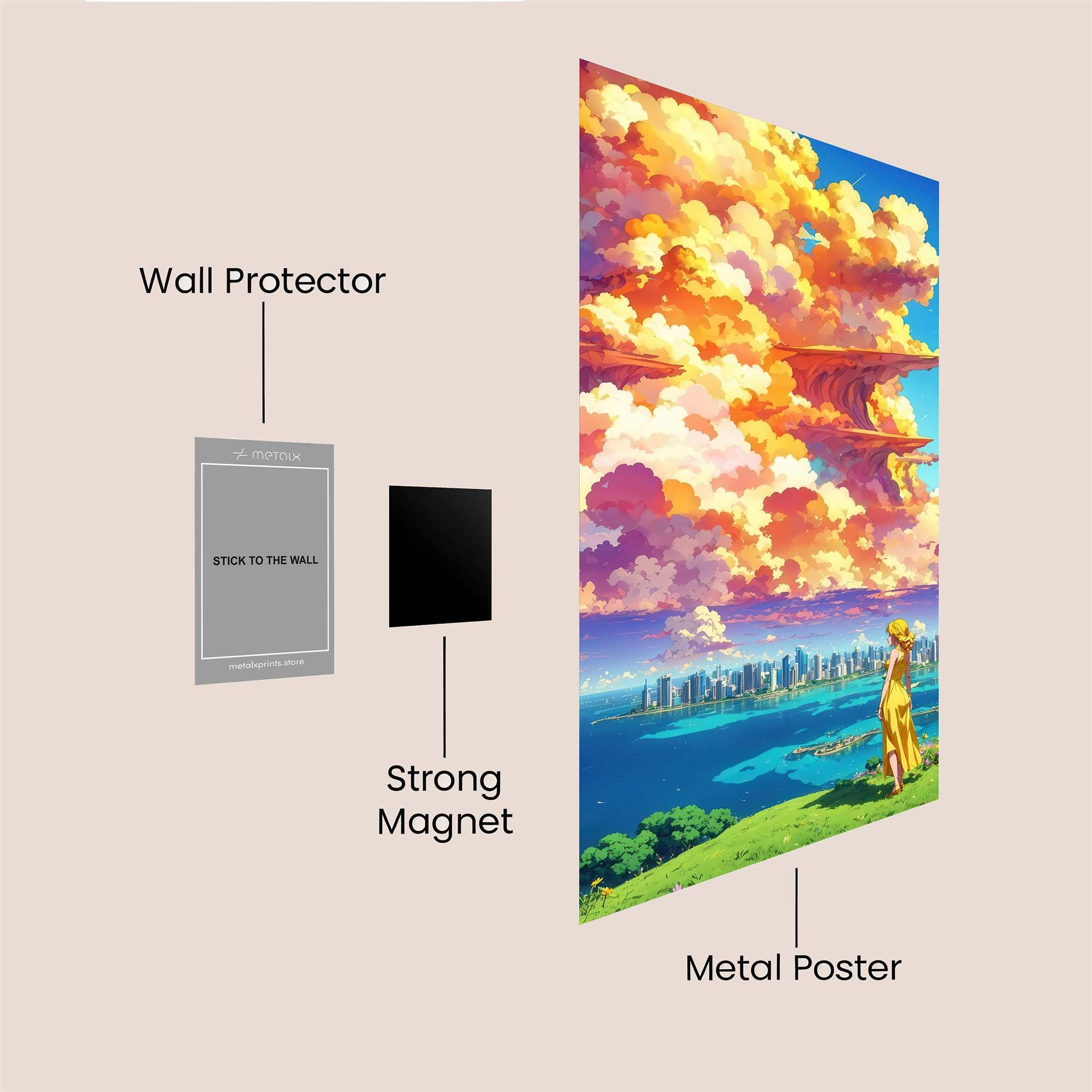 Celestial Serenity Safe Wall Magnetic / M