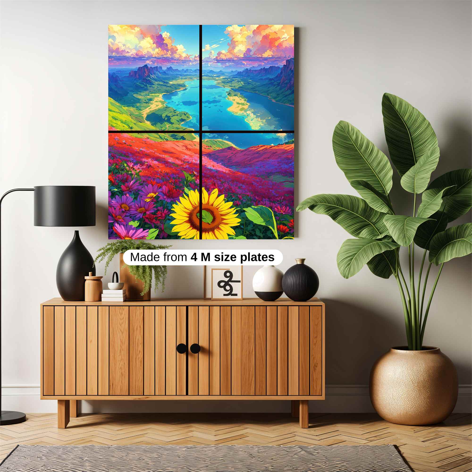 Sunflower Serenity Safe Wall Magnetic / M