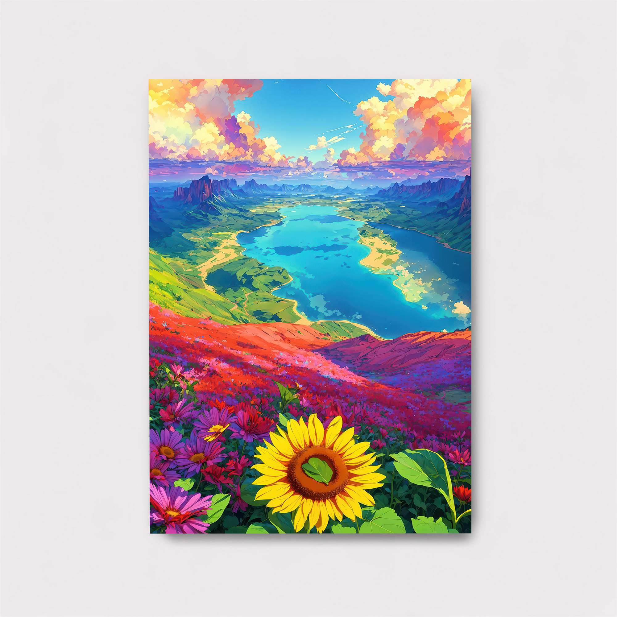 Sunflower Serenity Safe Wall Magnetic / M
