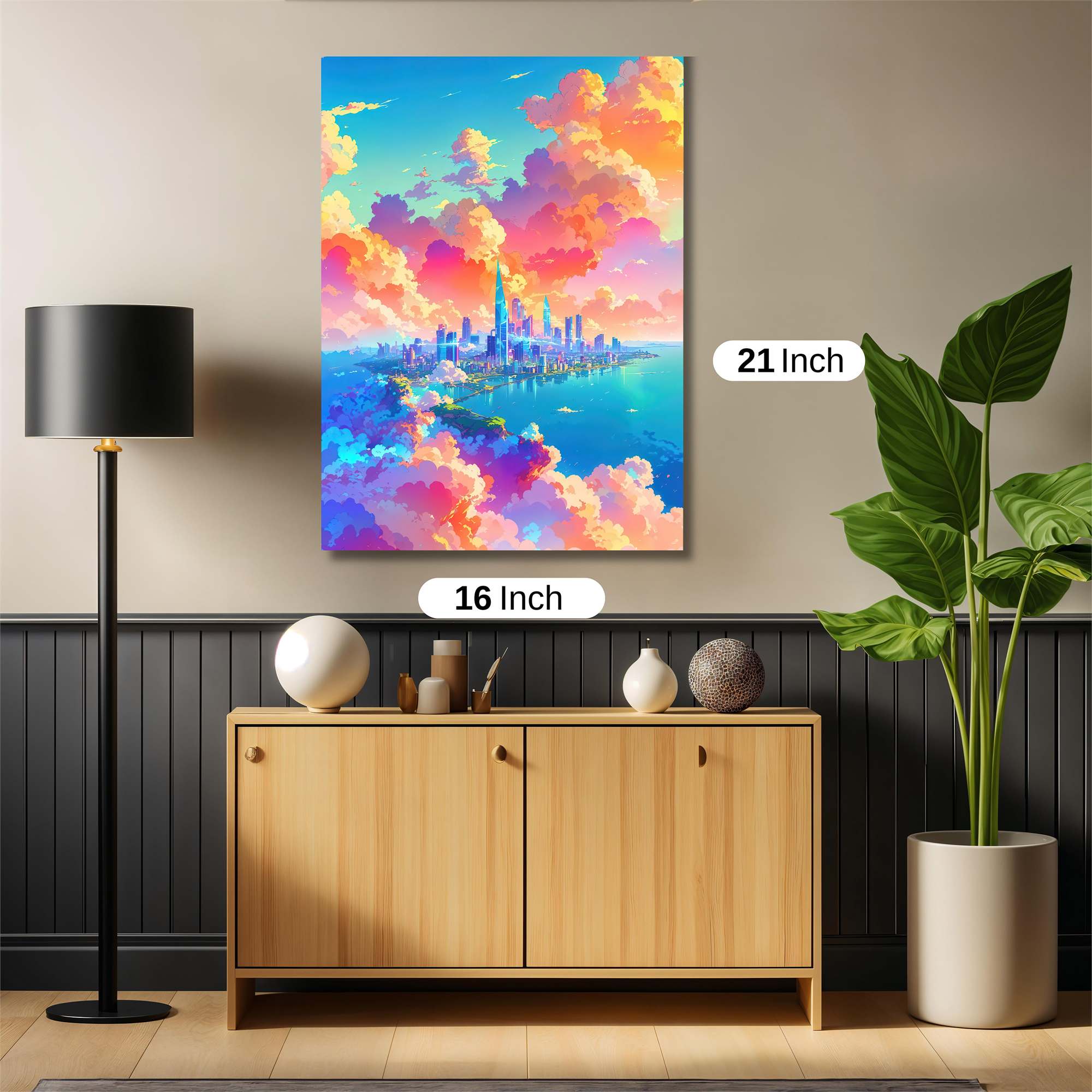 Skyline Dream Safe Wall Magnetic / M