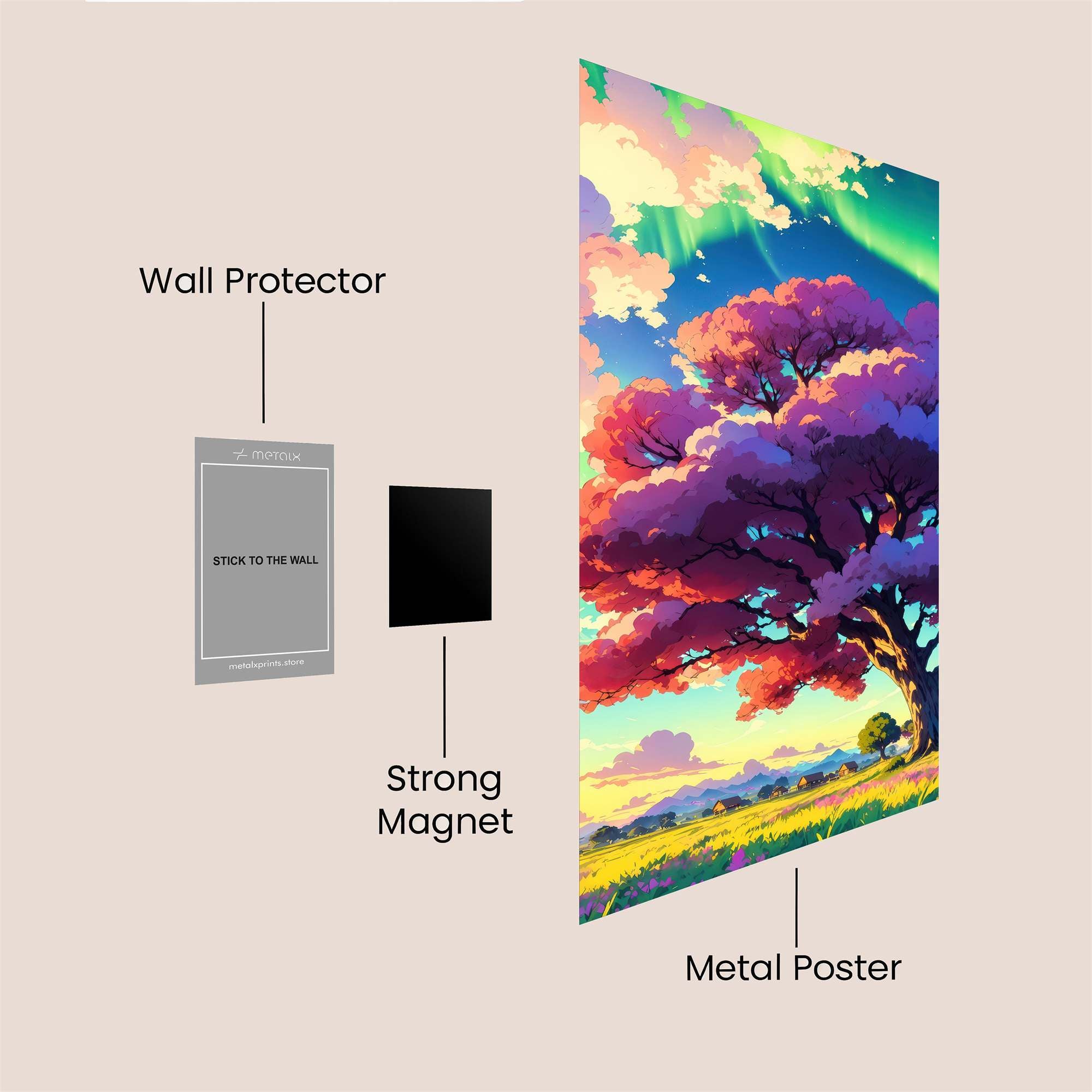 Aurora Dream Safe Wall Magnetic / M