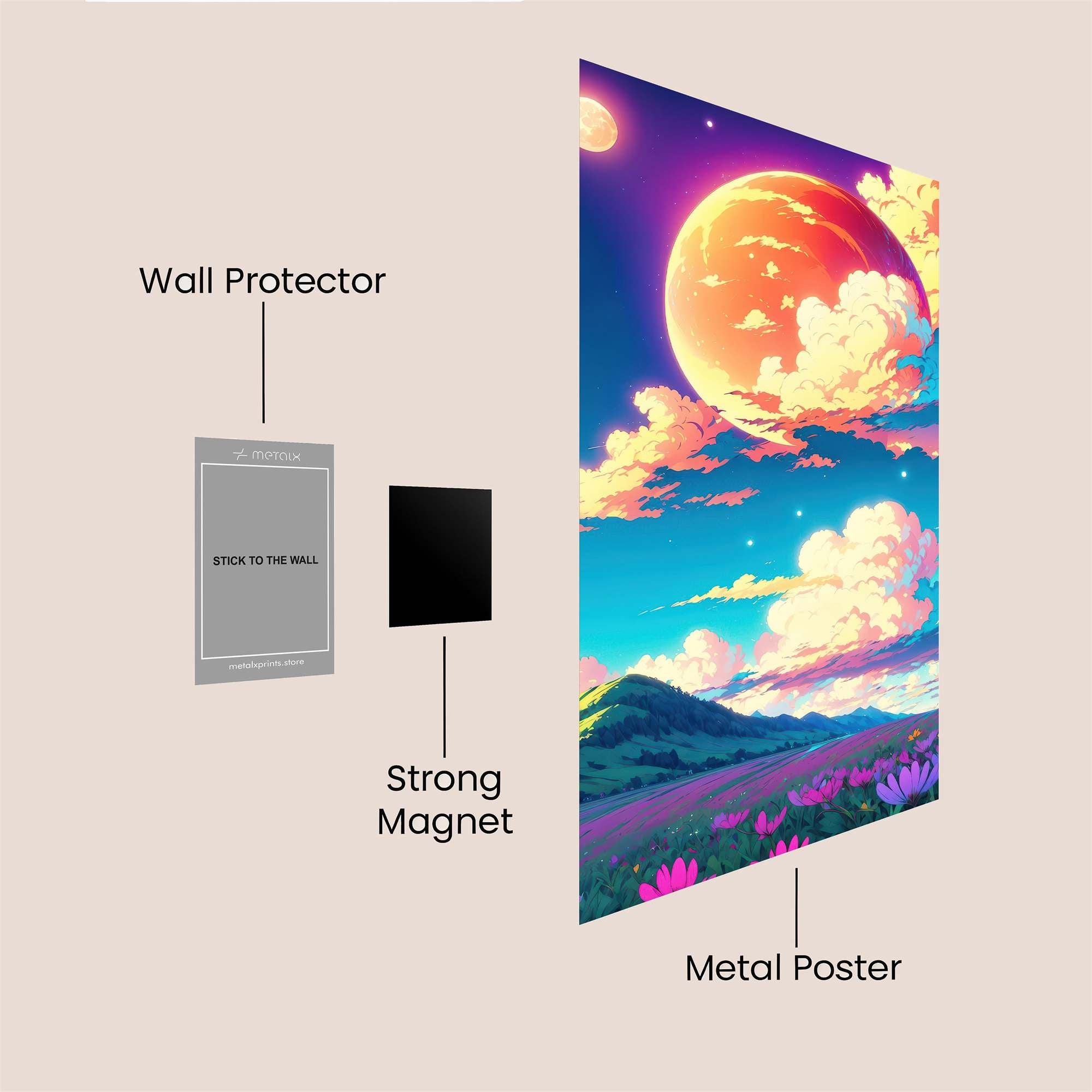 Lunar Dream Safe Wall Magnetic / M