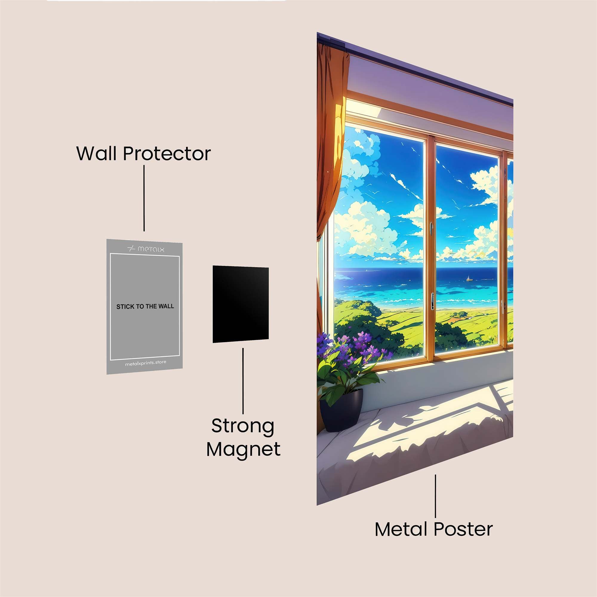 Oceanic Bliss Safe Wall Magnetic / M