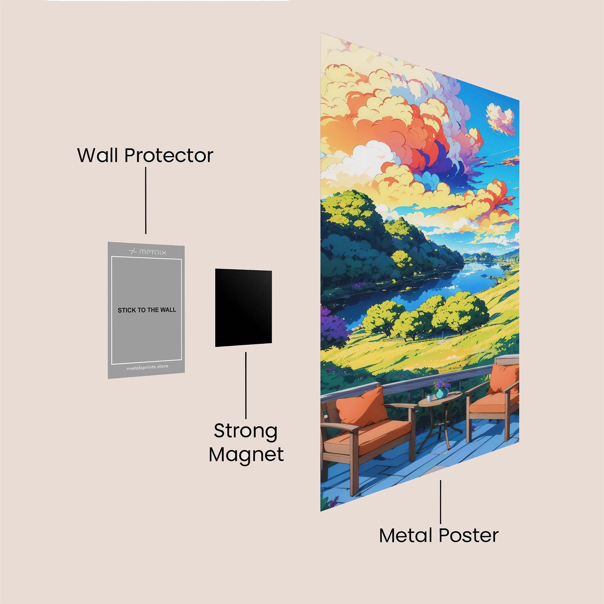 Studio Serenity Safe Wall Magnetic / M