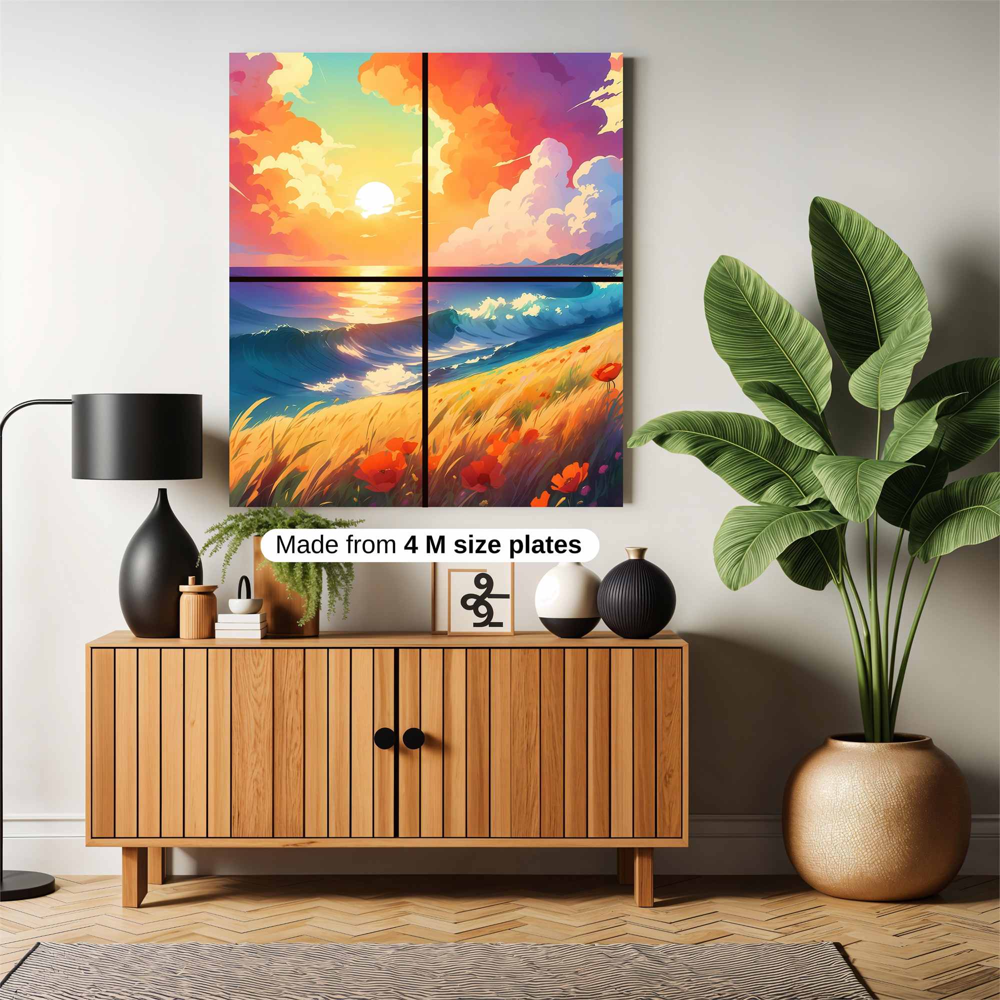 Sunset Serenity Safe Wall Magnetic / M