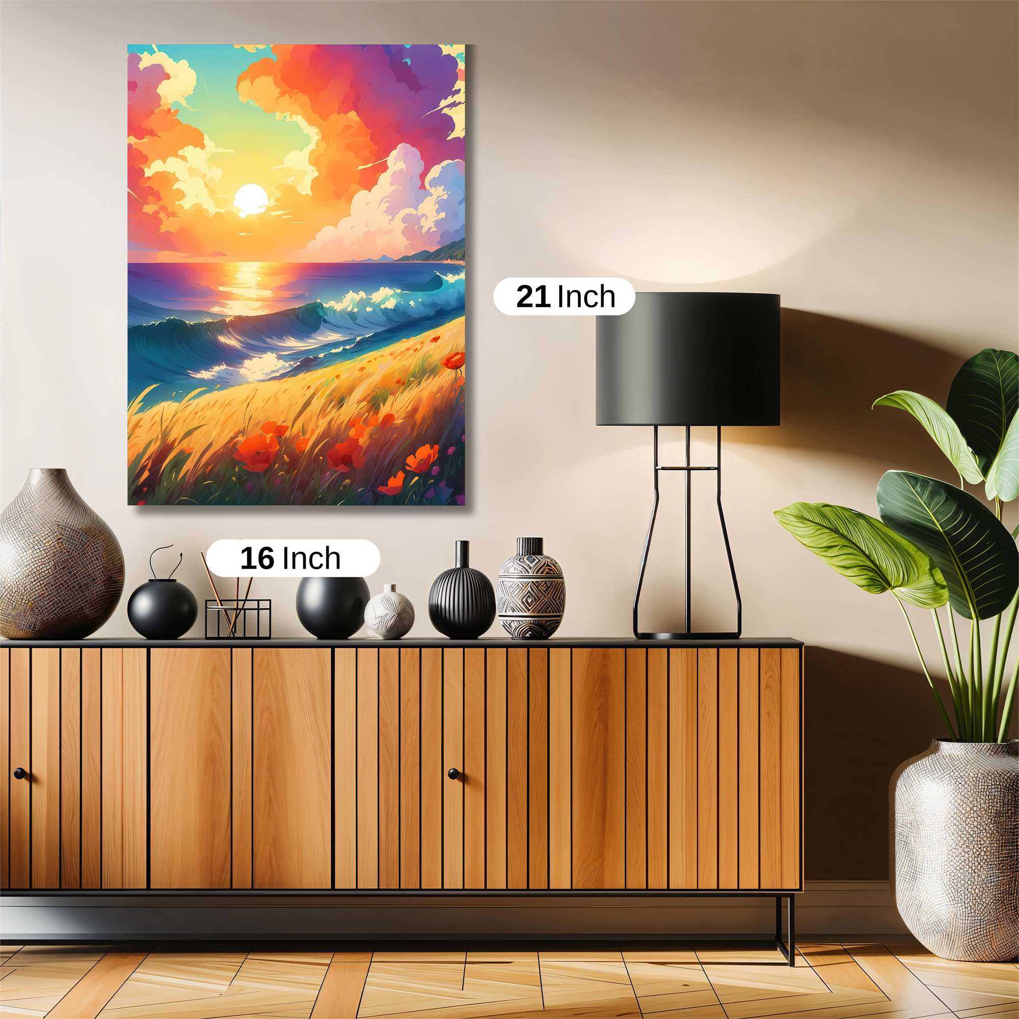 Sunset Serenity Safe Wall Magnetic / M