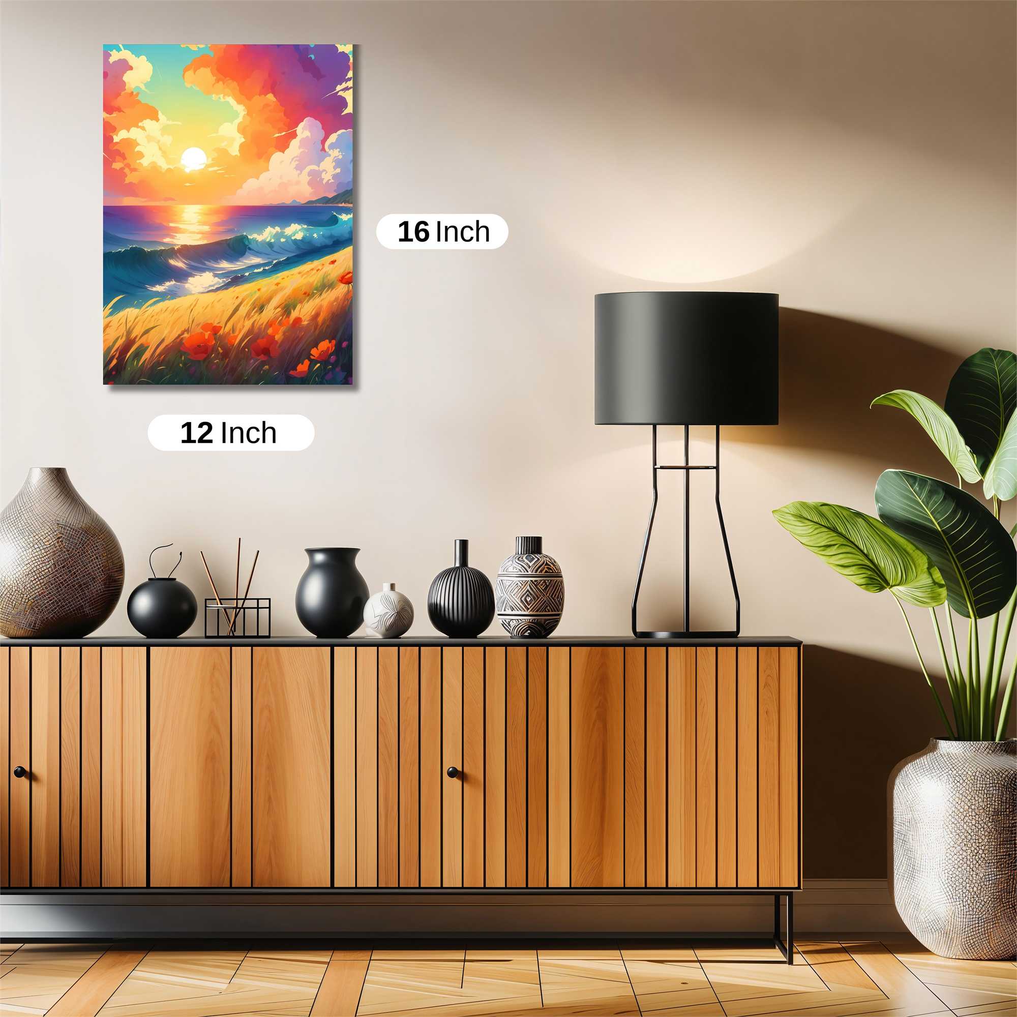 Sunset Serenity Safe Wall Magnetic / M
