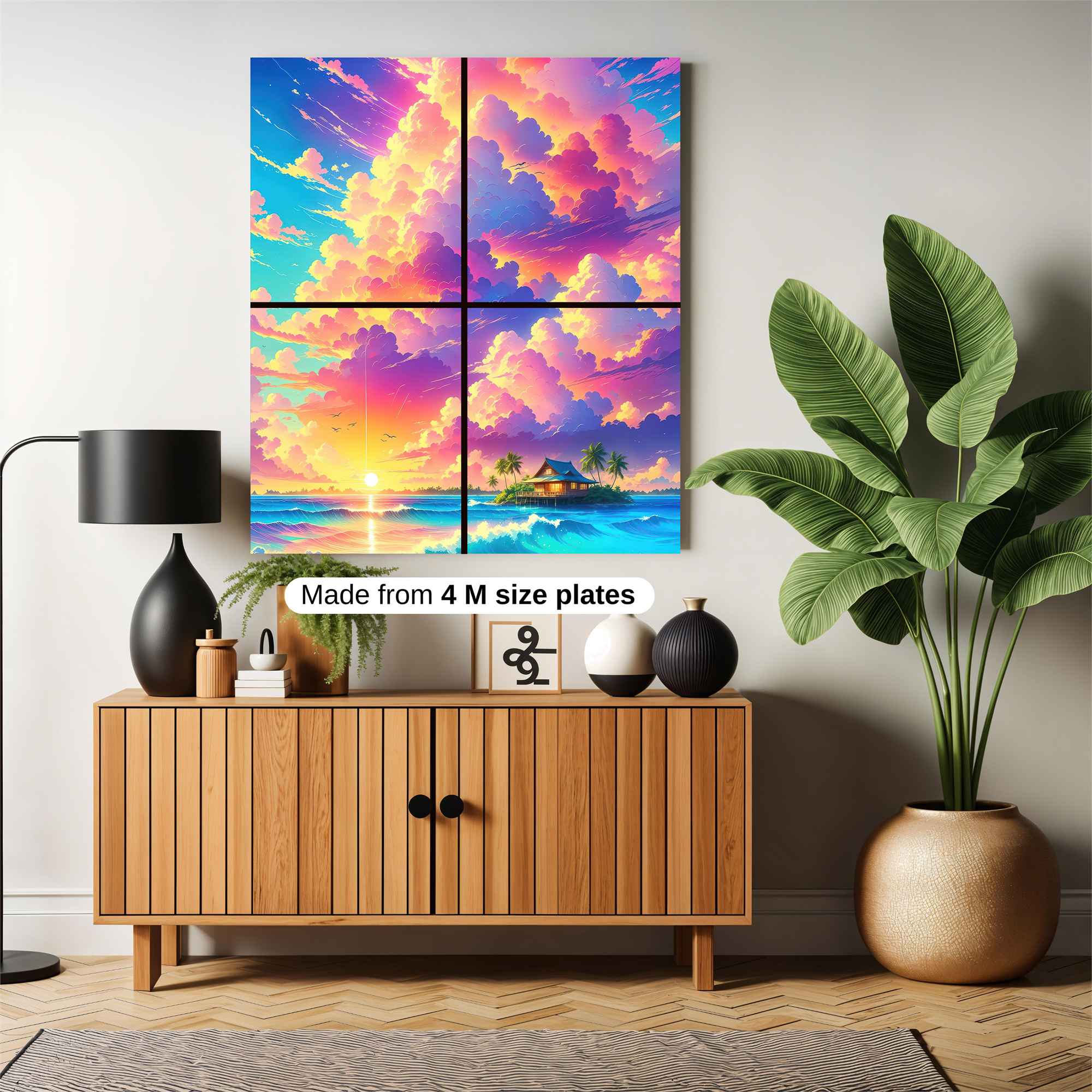Sunset Serenity Safe Wall Magnetic / M