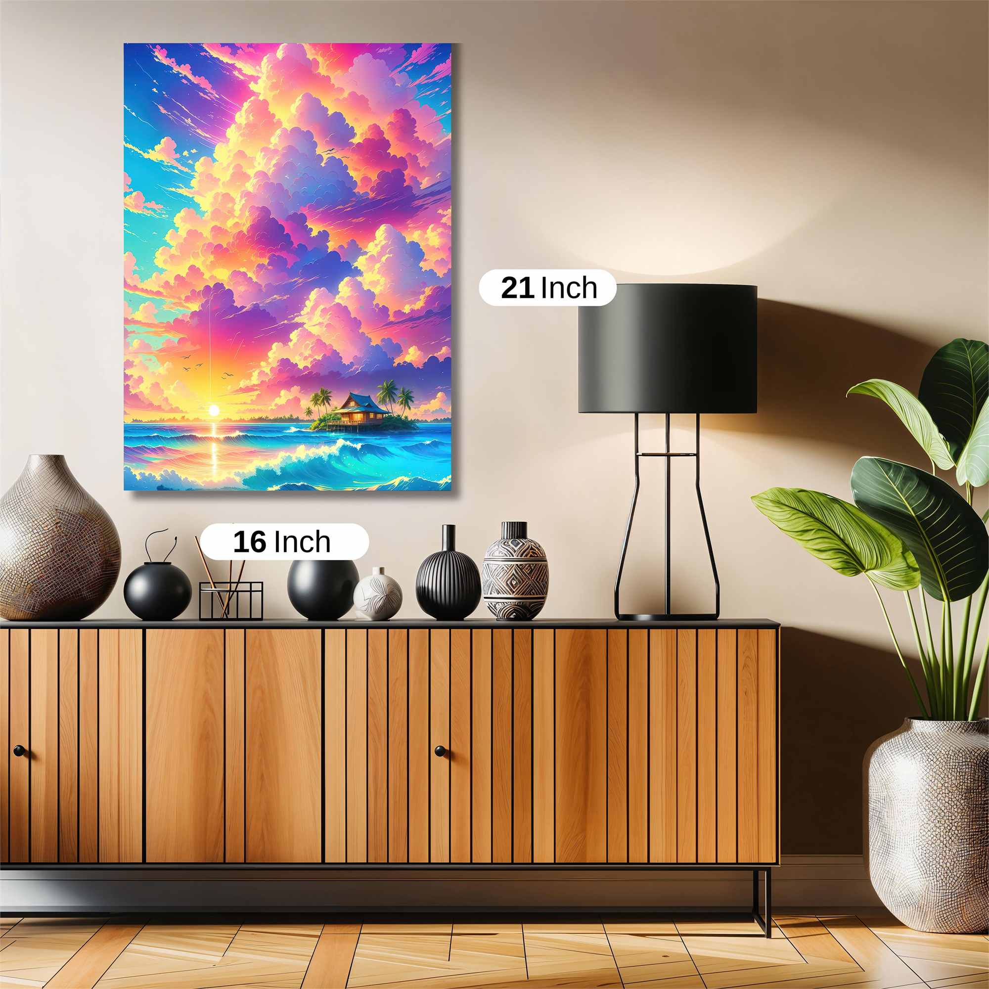 Sunset Serenity Safe Wall Magnetic / M