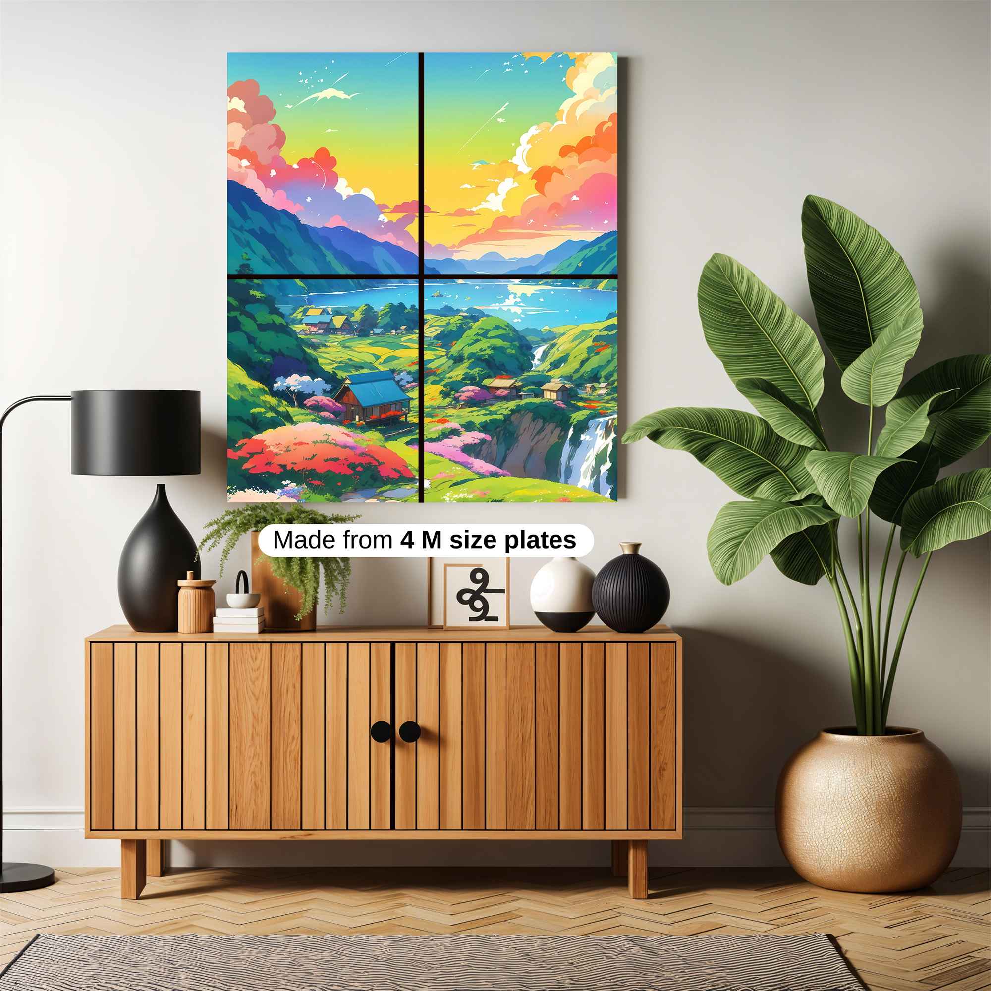 Sunset Serenity Safe Wall Magnetic / M