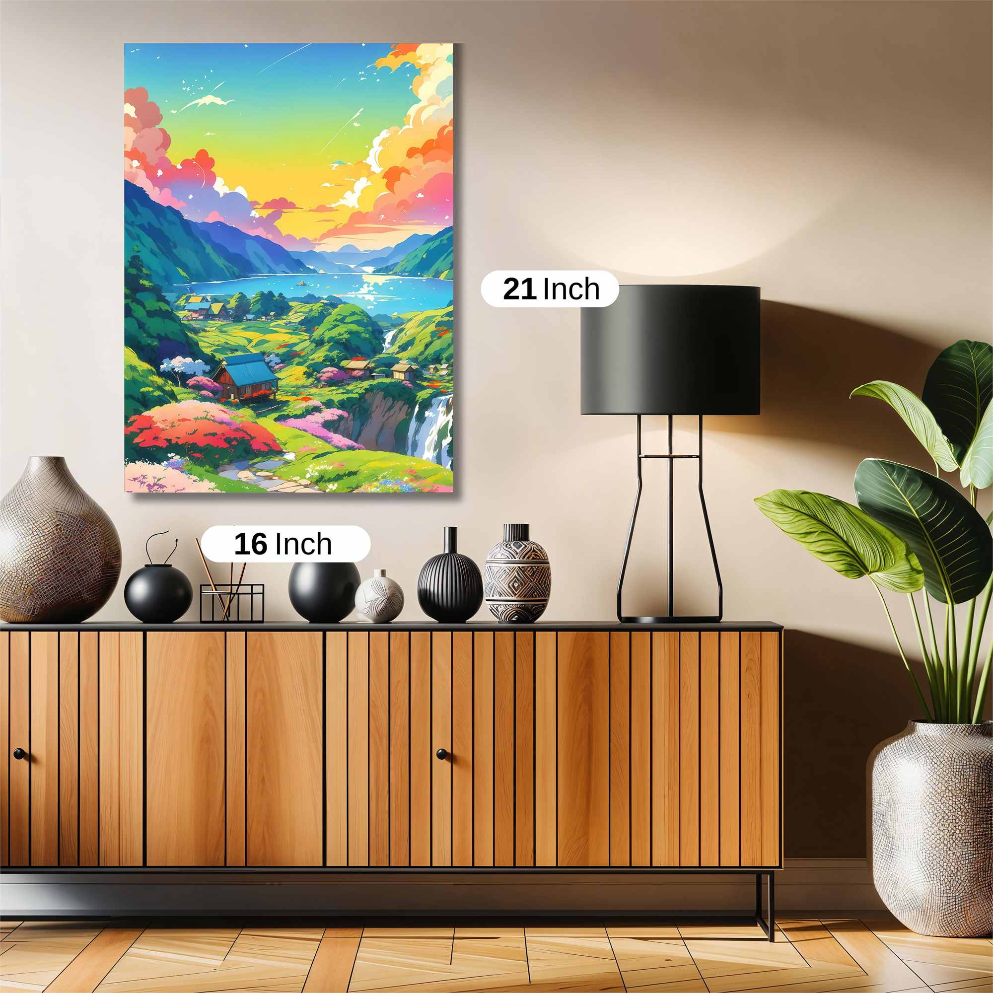 Sunset Serenity Safe Wall Magnetic / M