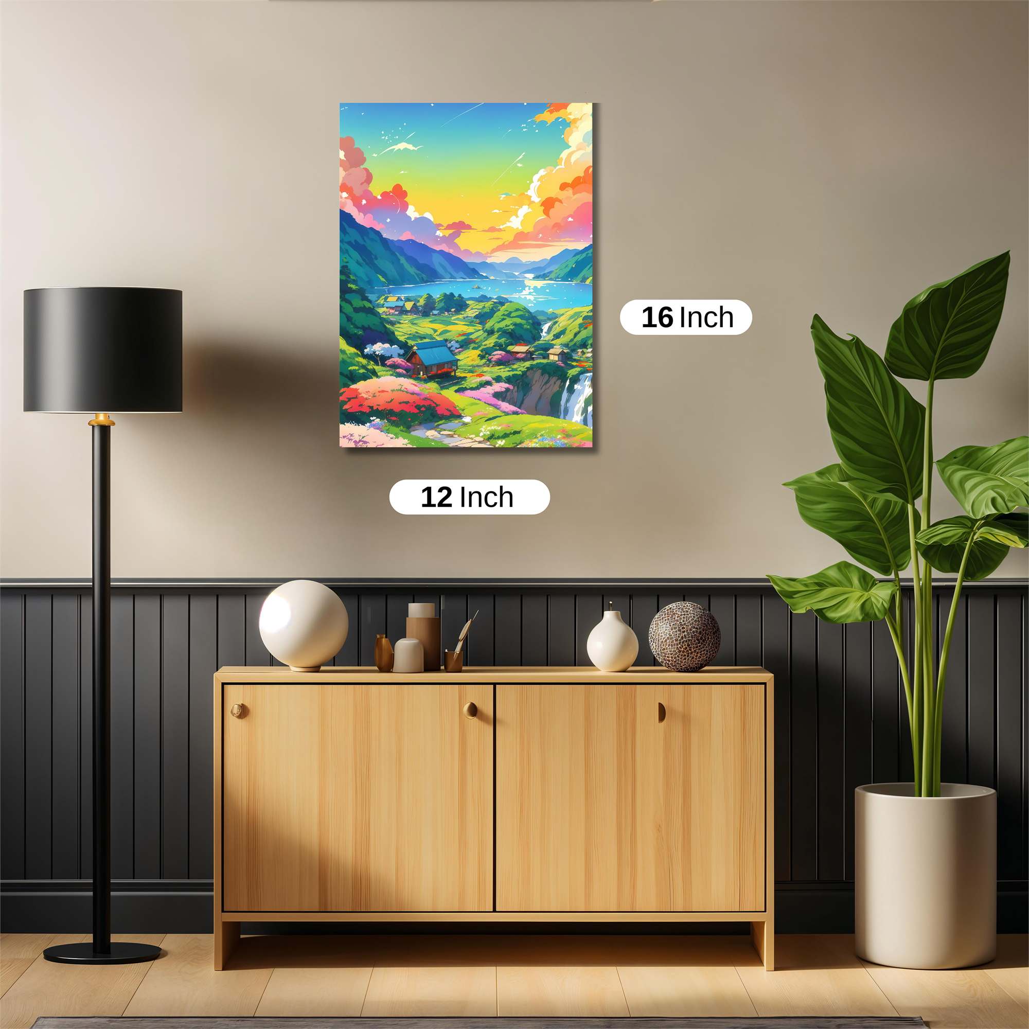 Sunset Serenity Safe Wall Magnetic / M