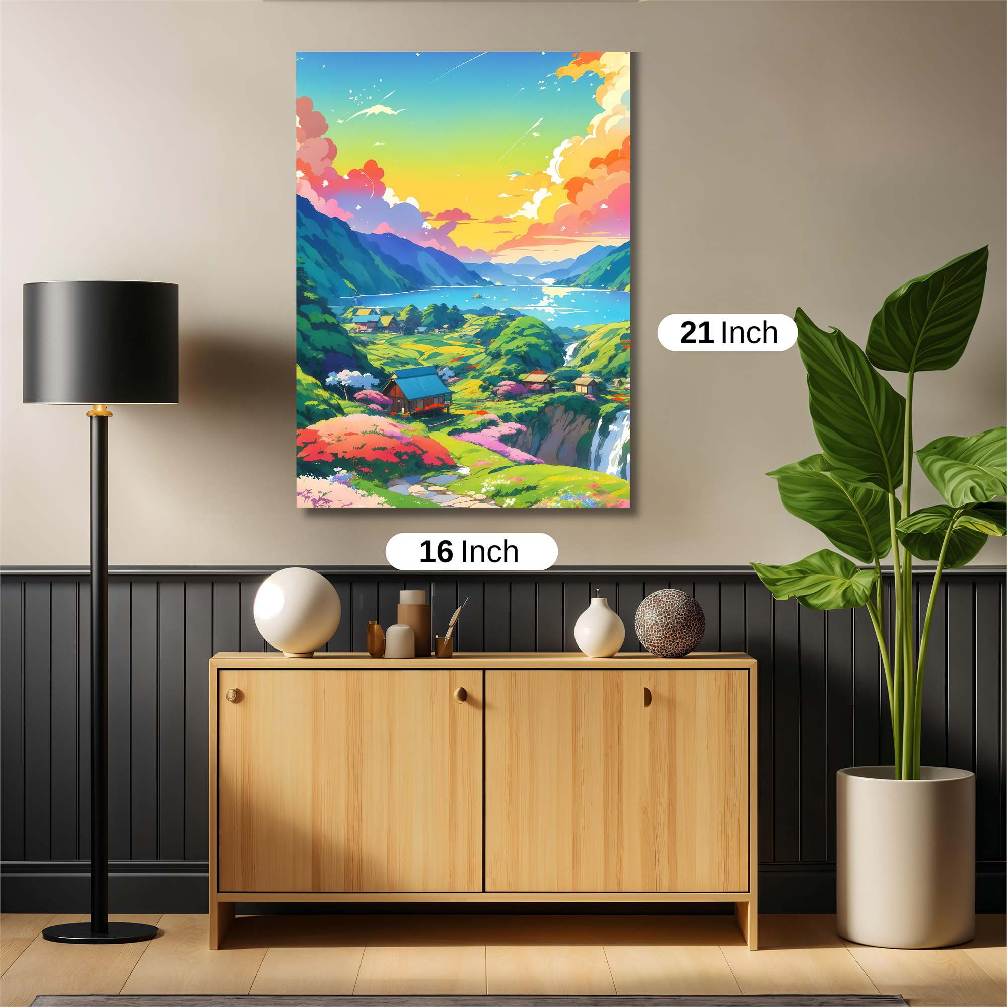 Sunset Serenity Safe Wall Magnetic / M