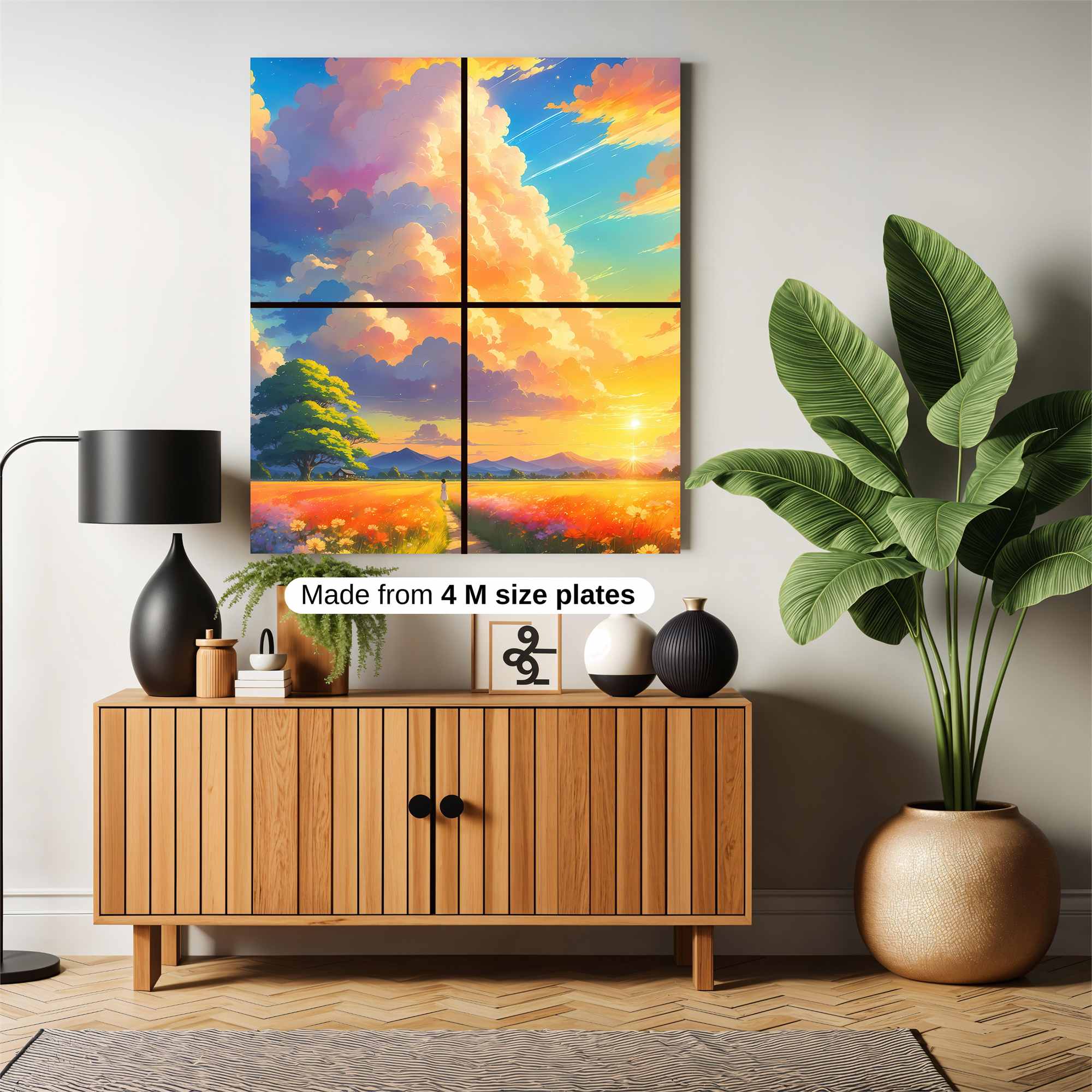 Sunset Serenity Safe Wall Magnetic / M