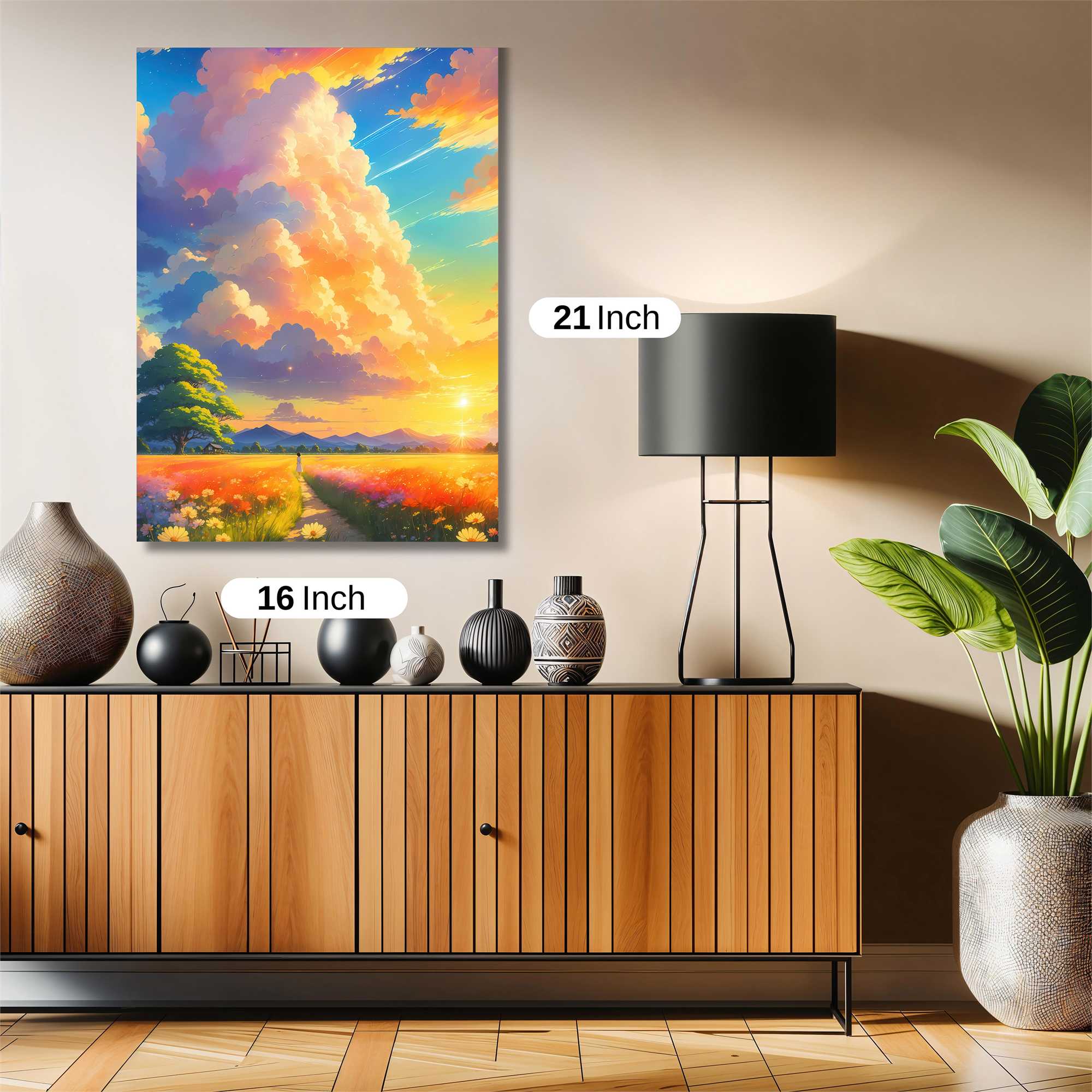 Sunset Serenity Safe Wall Magnetic / M