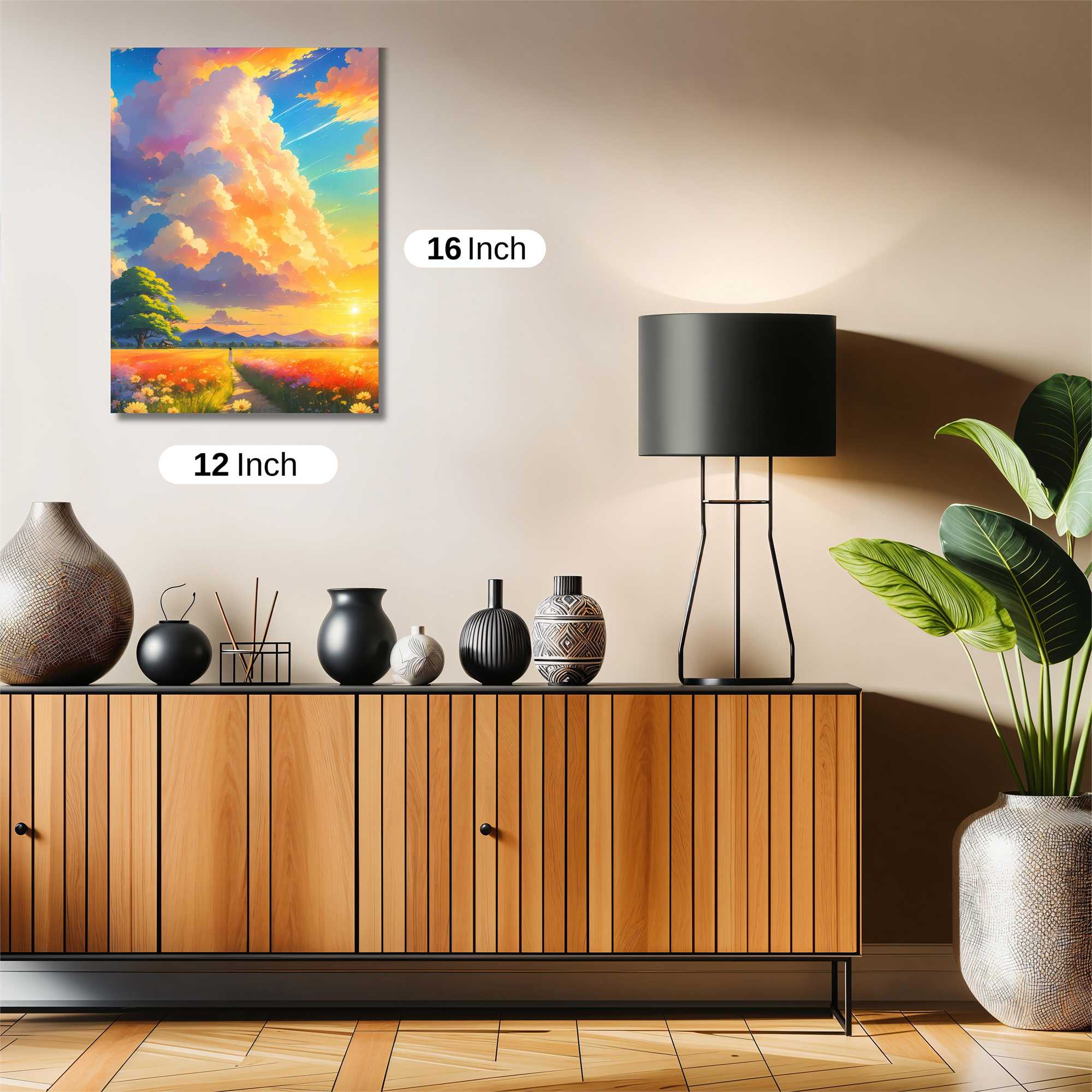 Sunset Serenity Safe Wall Magnetic / M