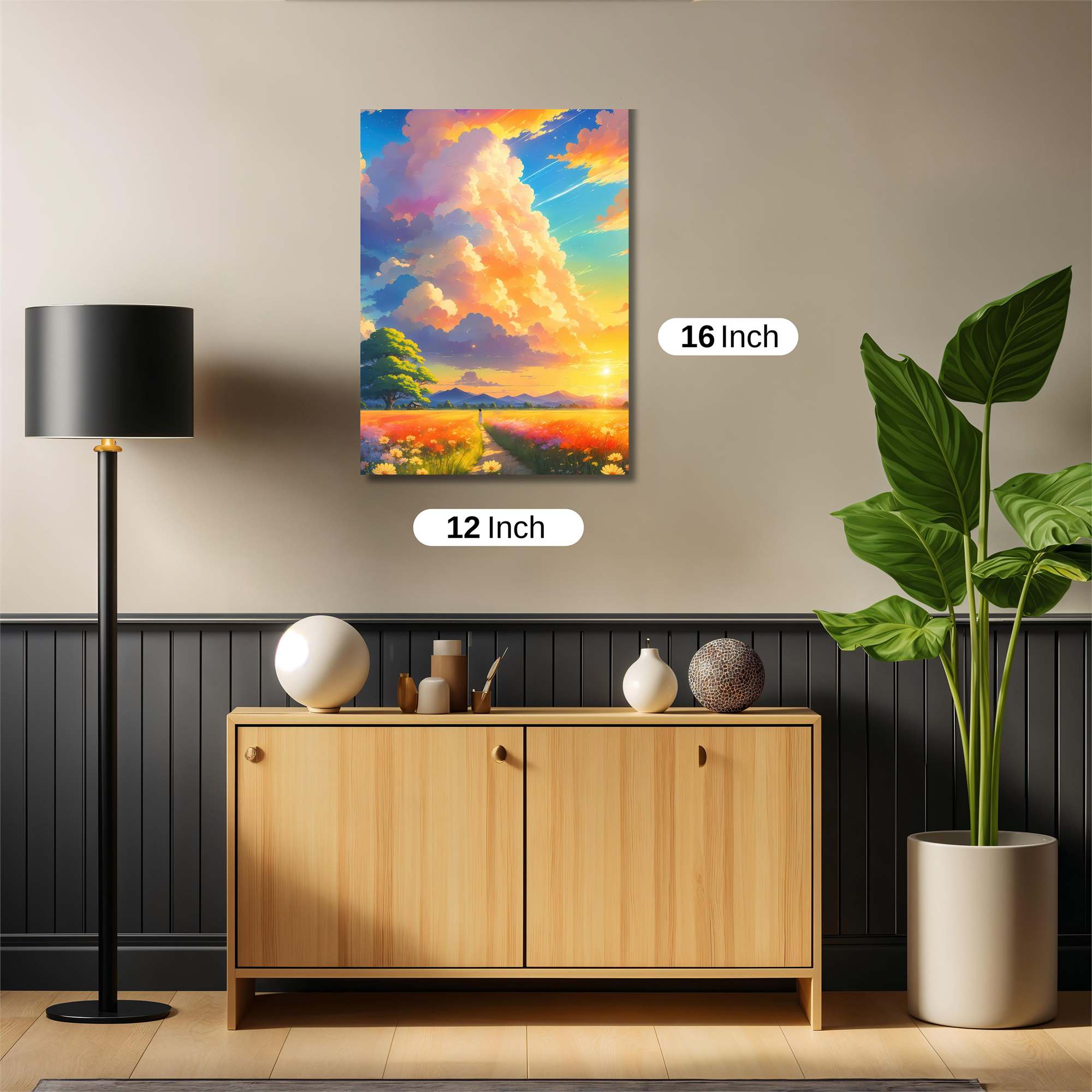 Sunset Serenity Safe Wall Magnetic / M