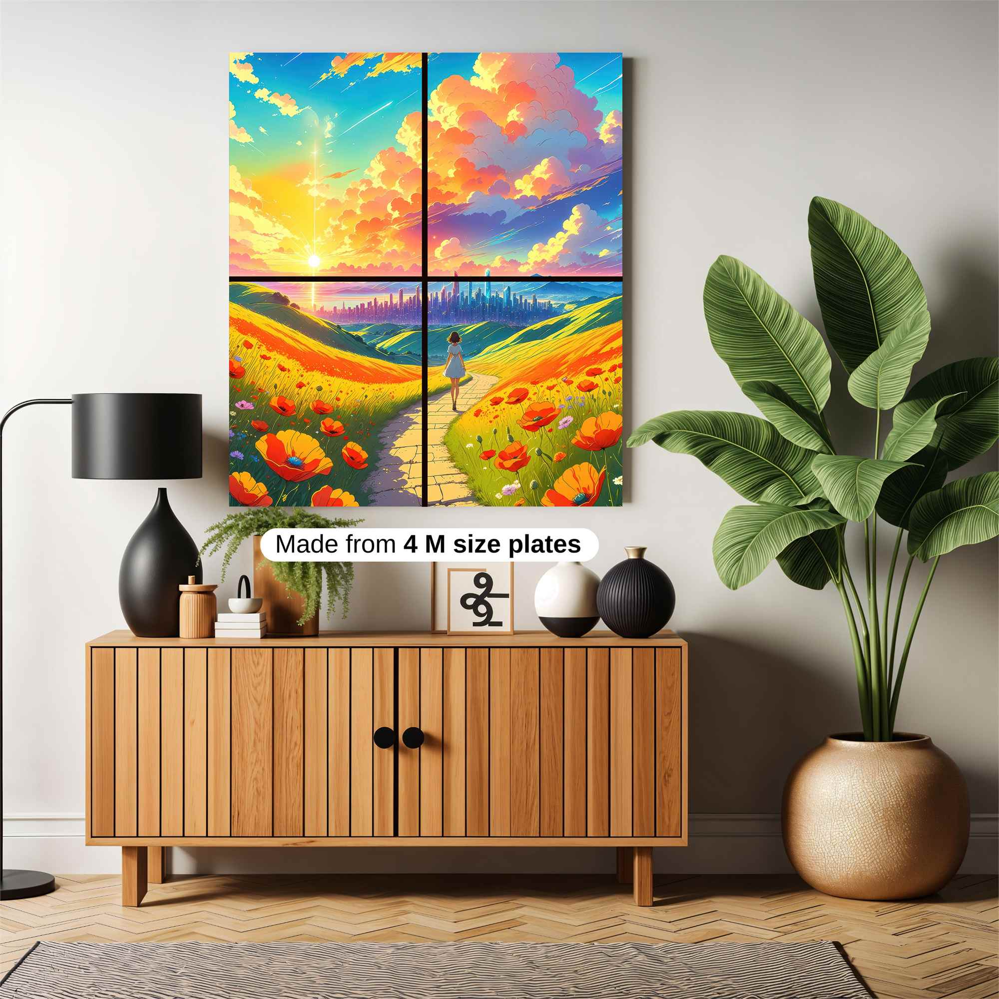 Sunset Serenity Safe Wall Magnetic / M