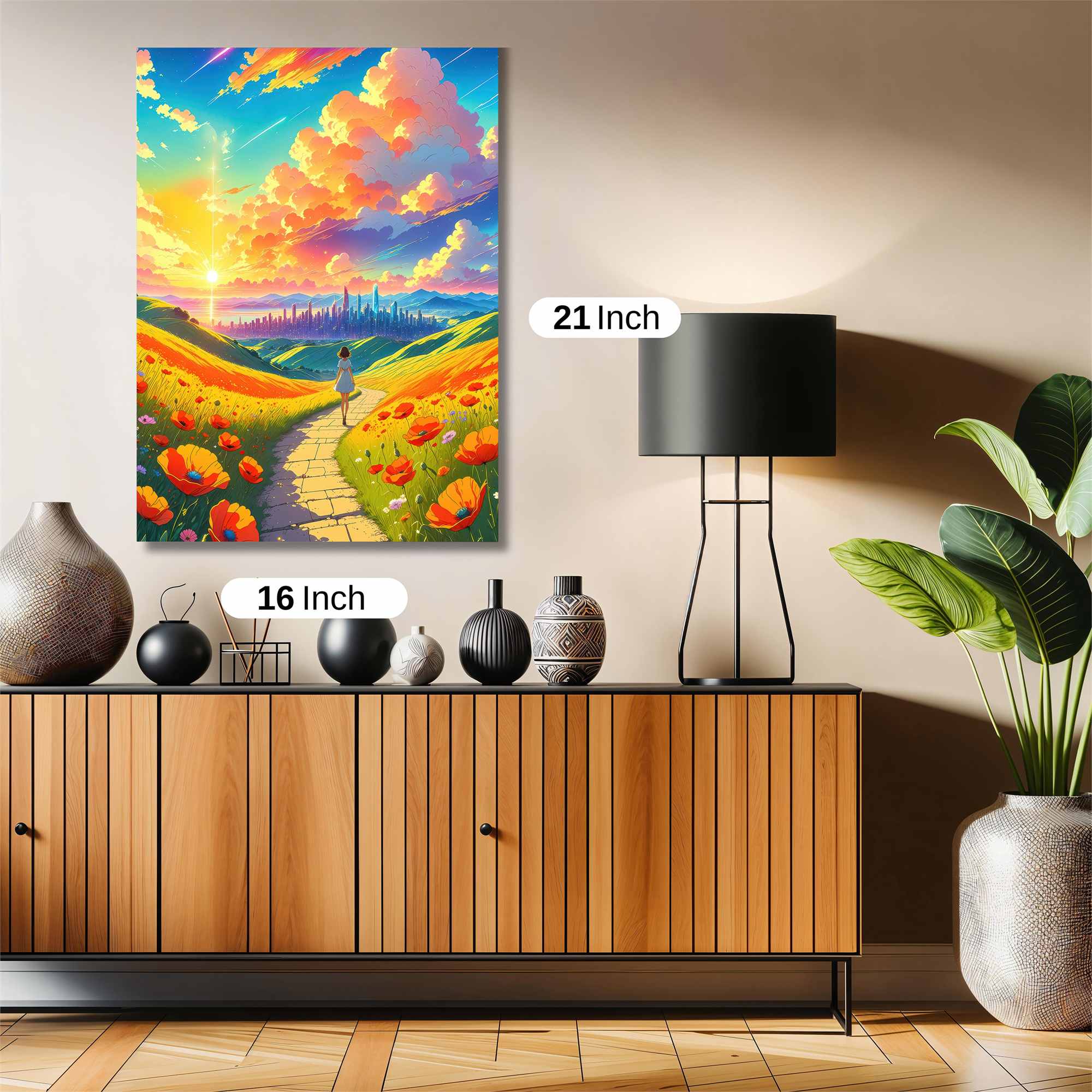 Sunset Serenity Safe Wall Magnetic / M
