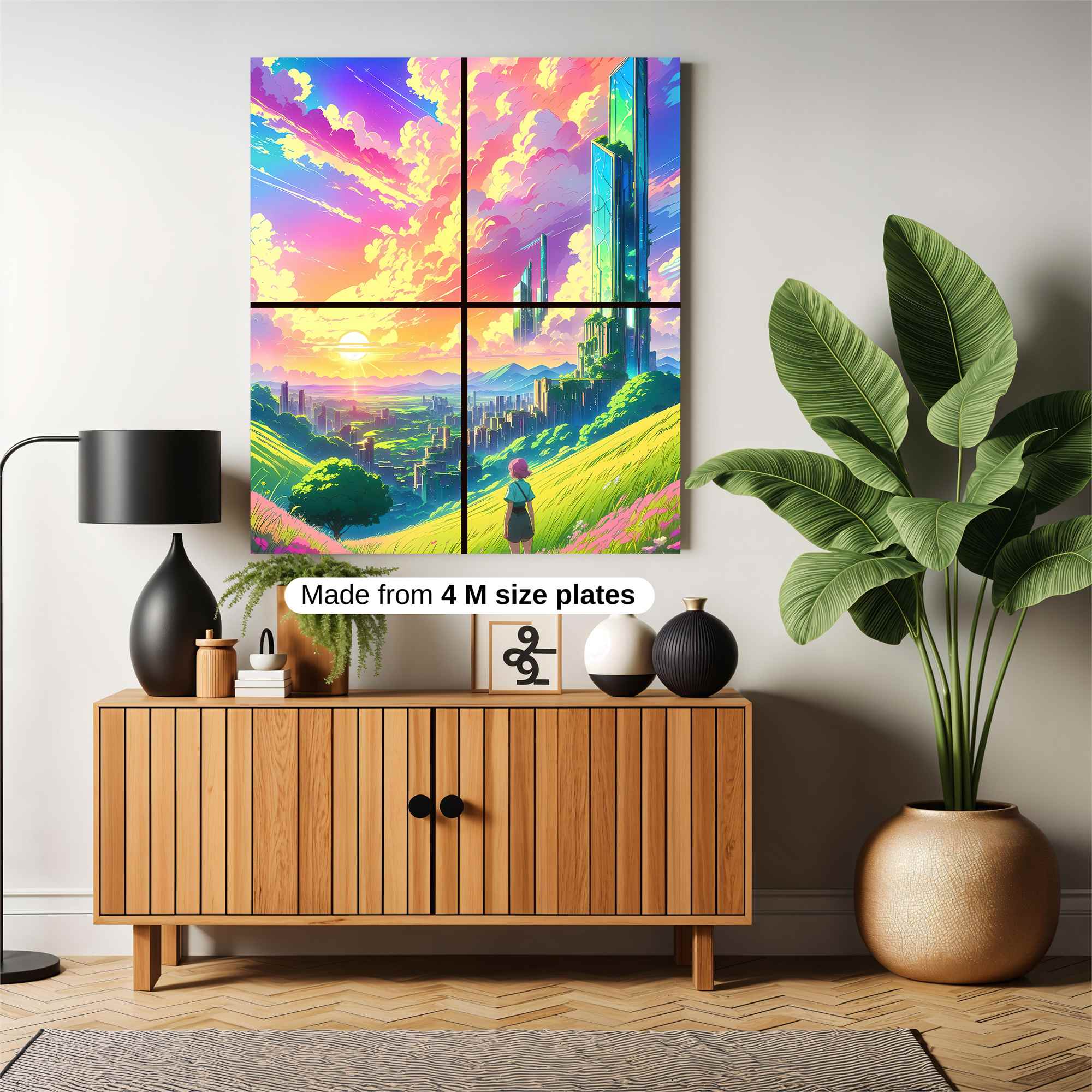 Sunset Serenity Safe Wall Magnetic / M