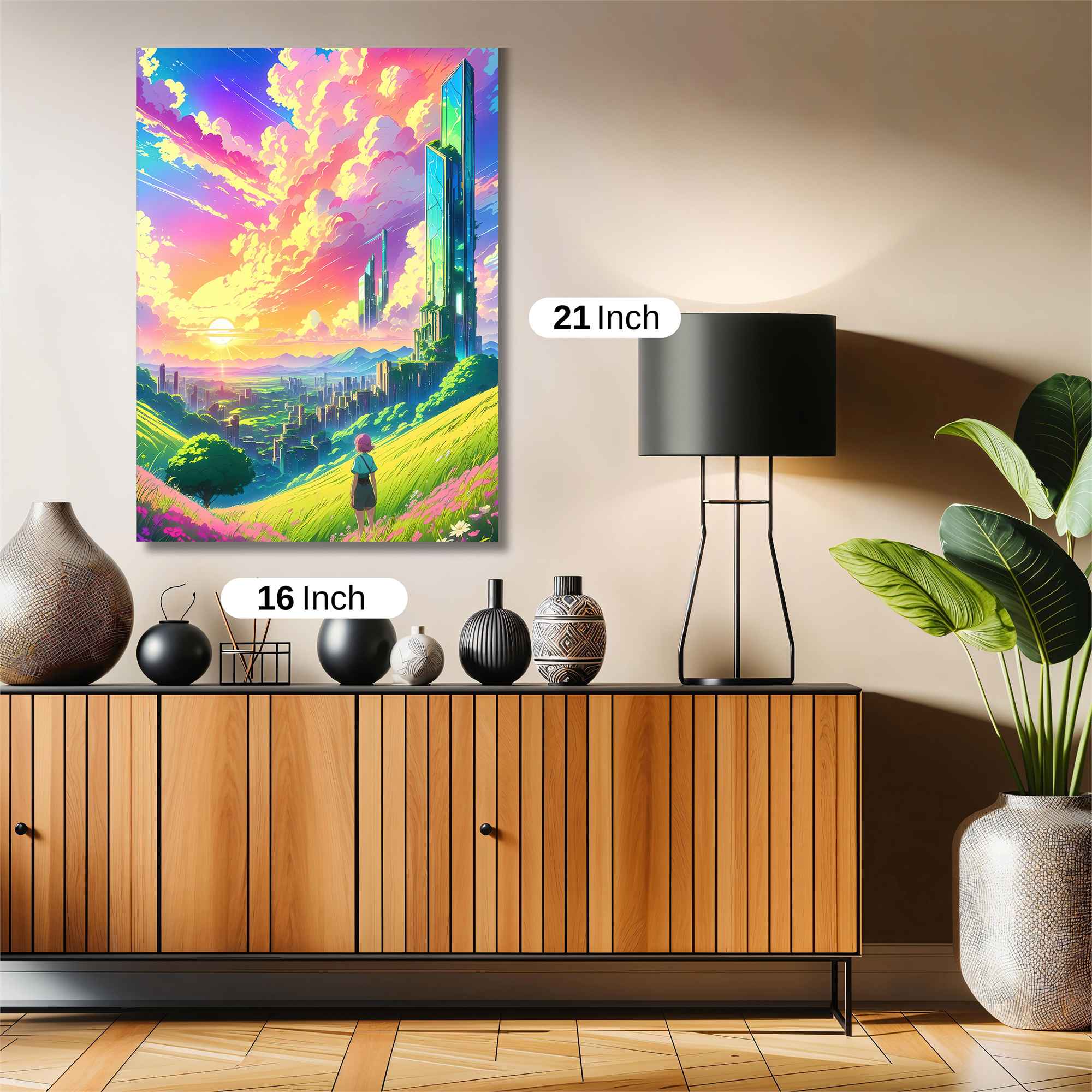 Sunset Serenity Safe Wall Magnetic / M