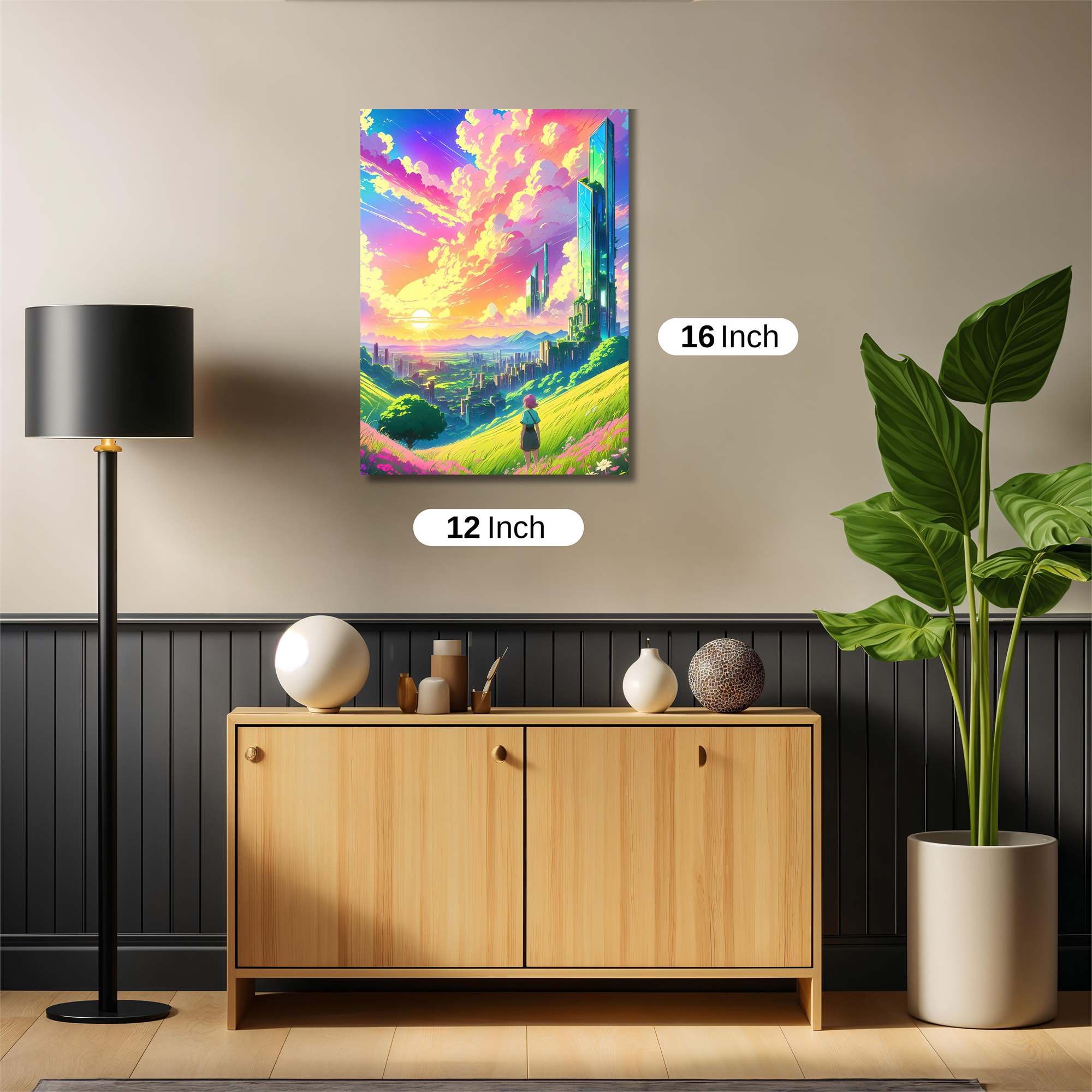 Sunset Serenity Safe Wall Magnetic / M