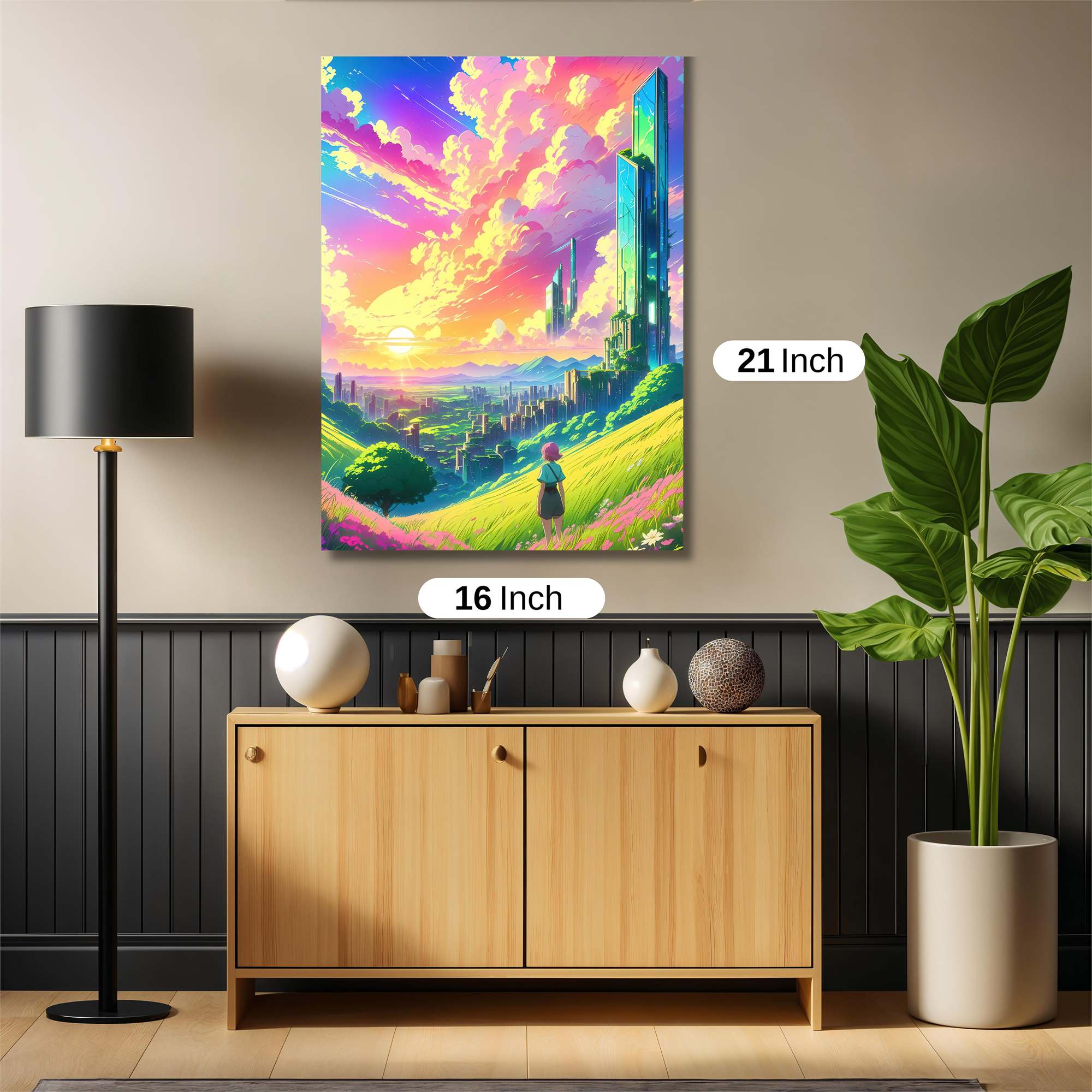 Sunset Serenity Safe Wall Magnetic / M