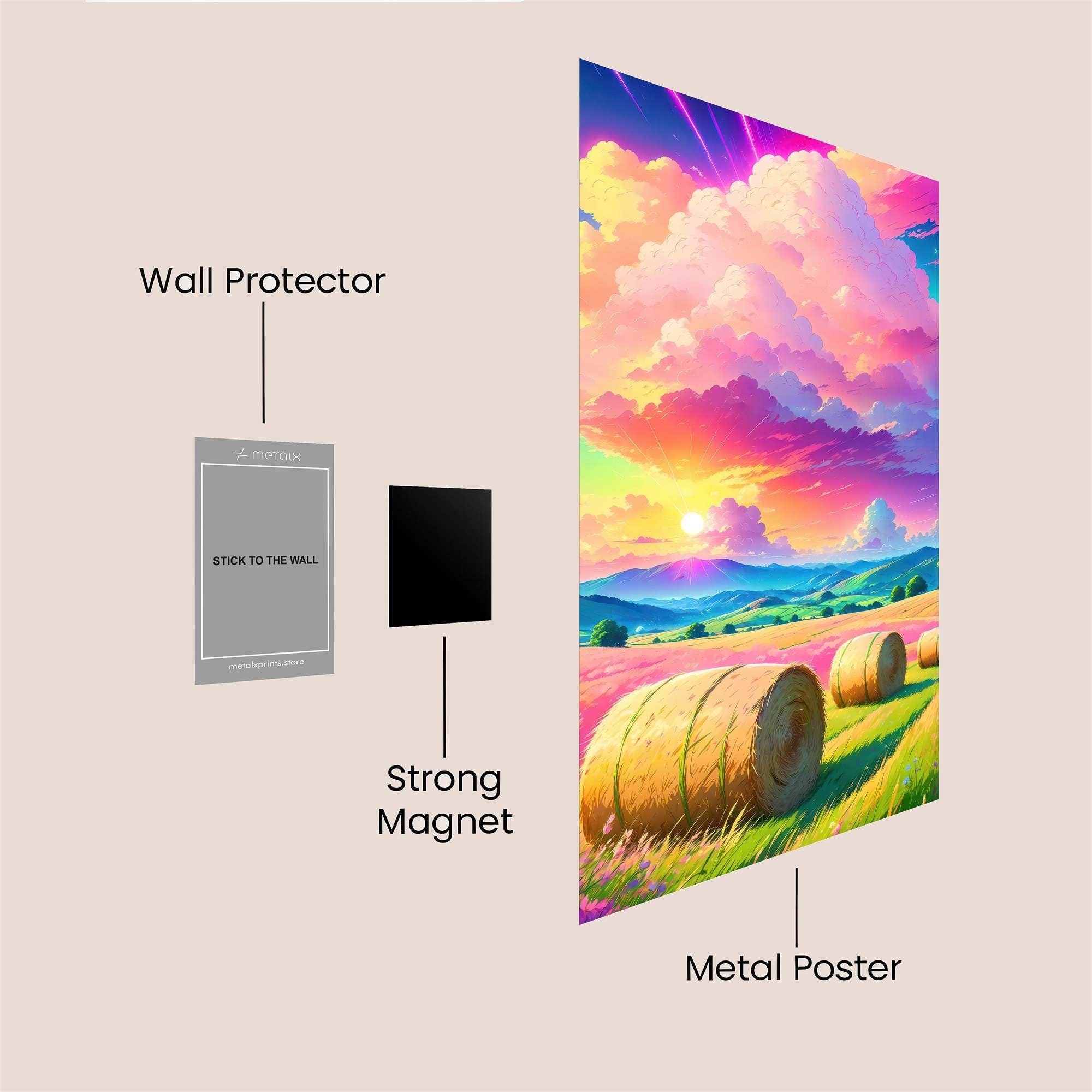 Sunset Serenity Safe Wall Magnetic / M