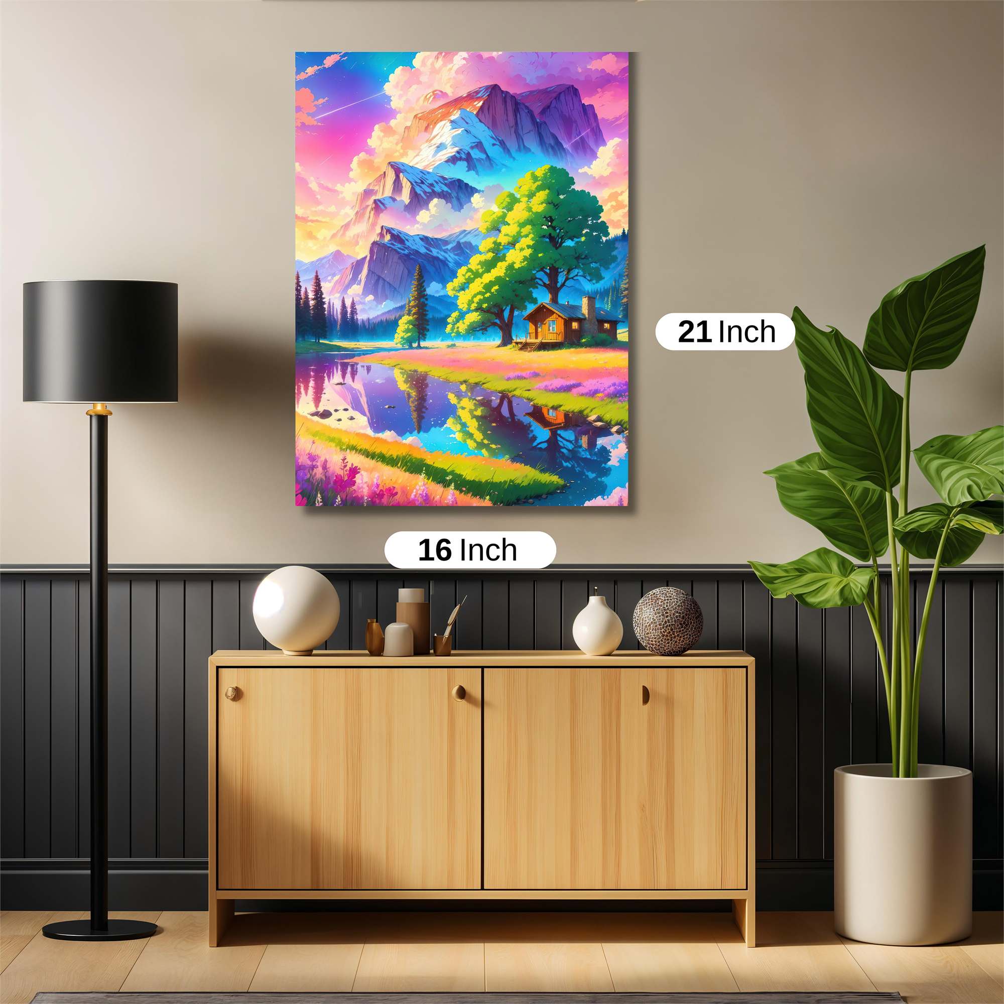 Mountain Dreamscape Safe Wall Magnetic / M