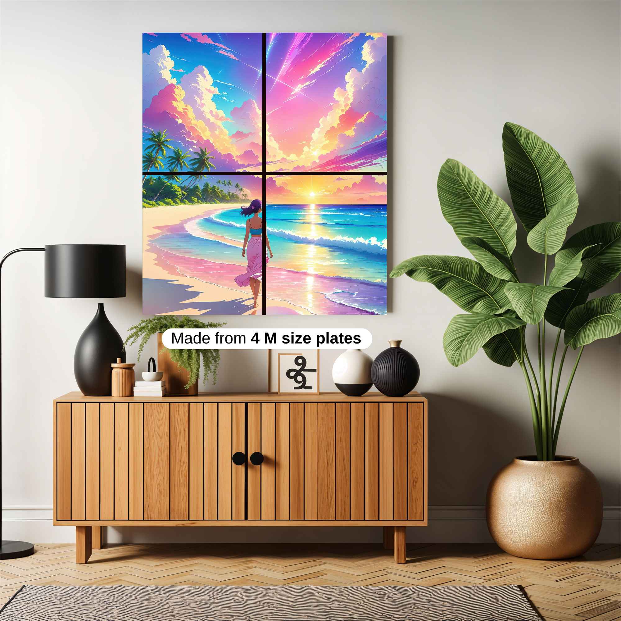 Sunset Serenity Safe Wall Magnetic / M