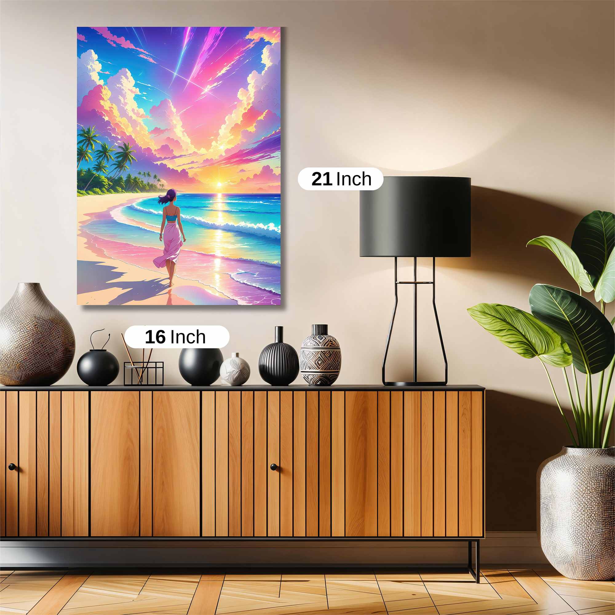 Sunset Serenity Safe Wall Magnetic / M