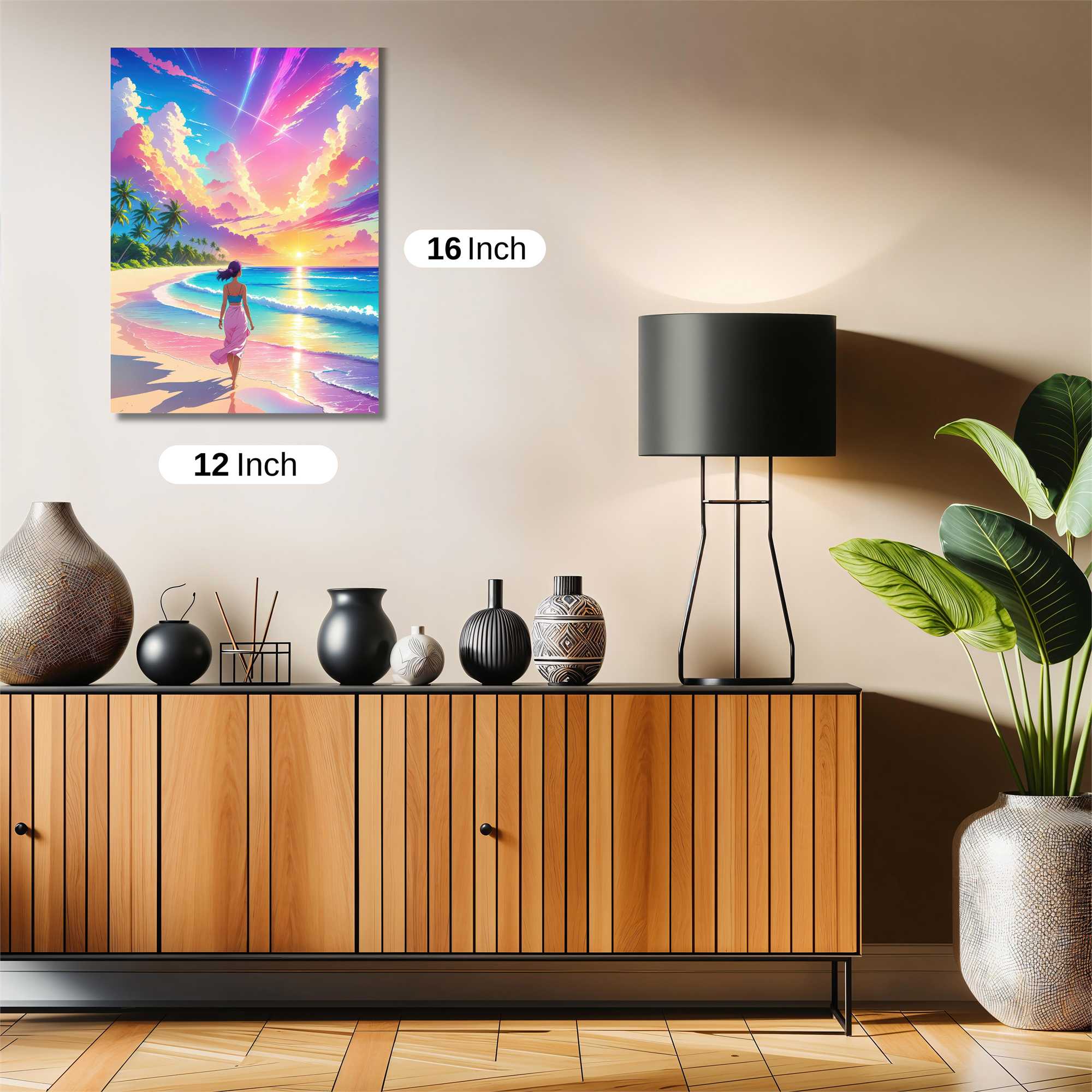 Sunset Serenity Safe Wall Magnetic / M