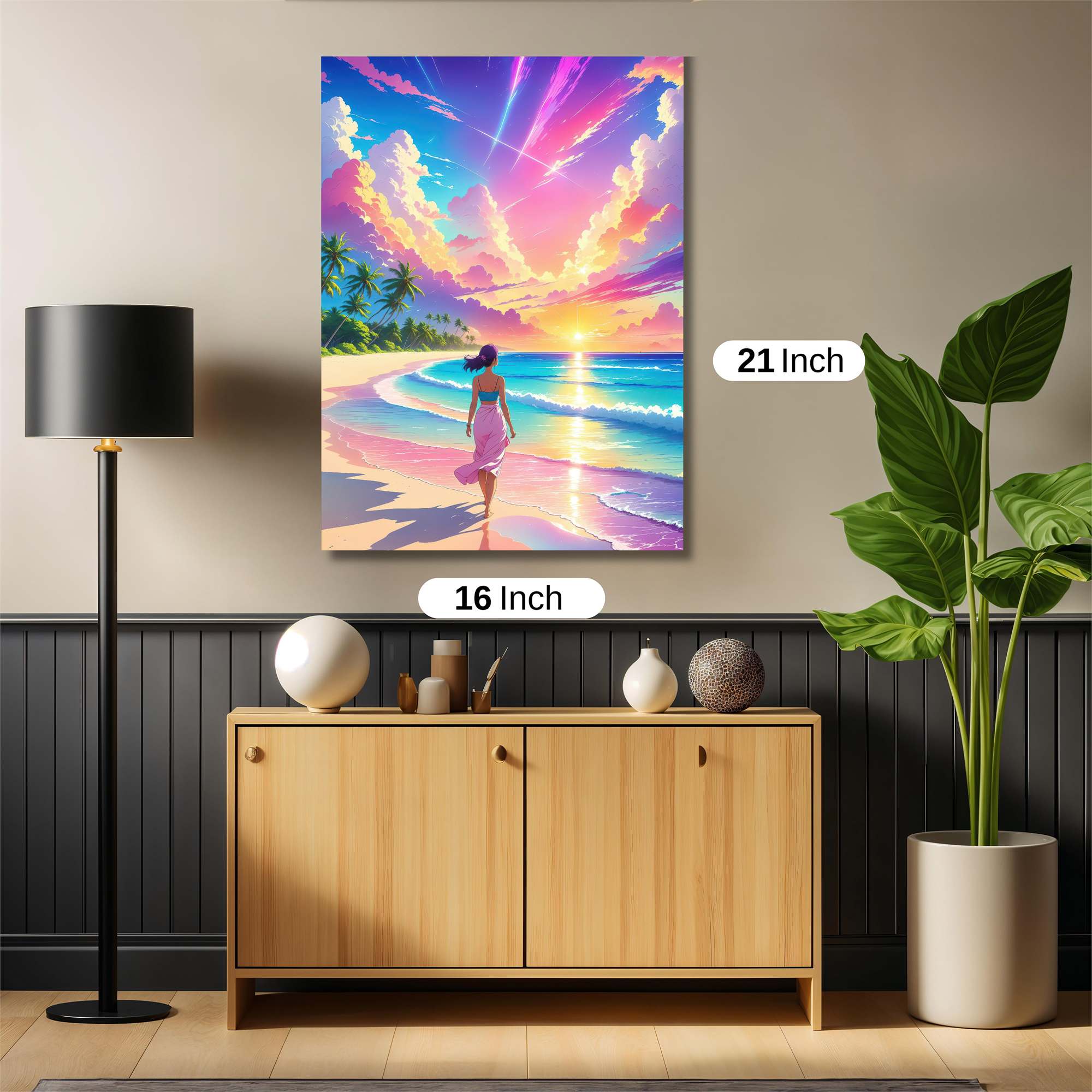 Sunset Serenity Safe Wall Magnetic / M