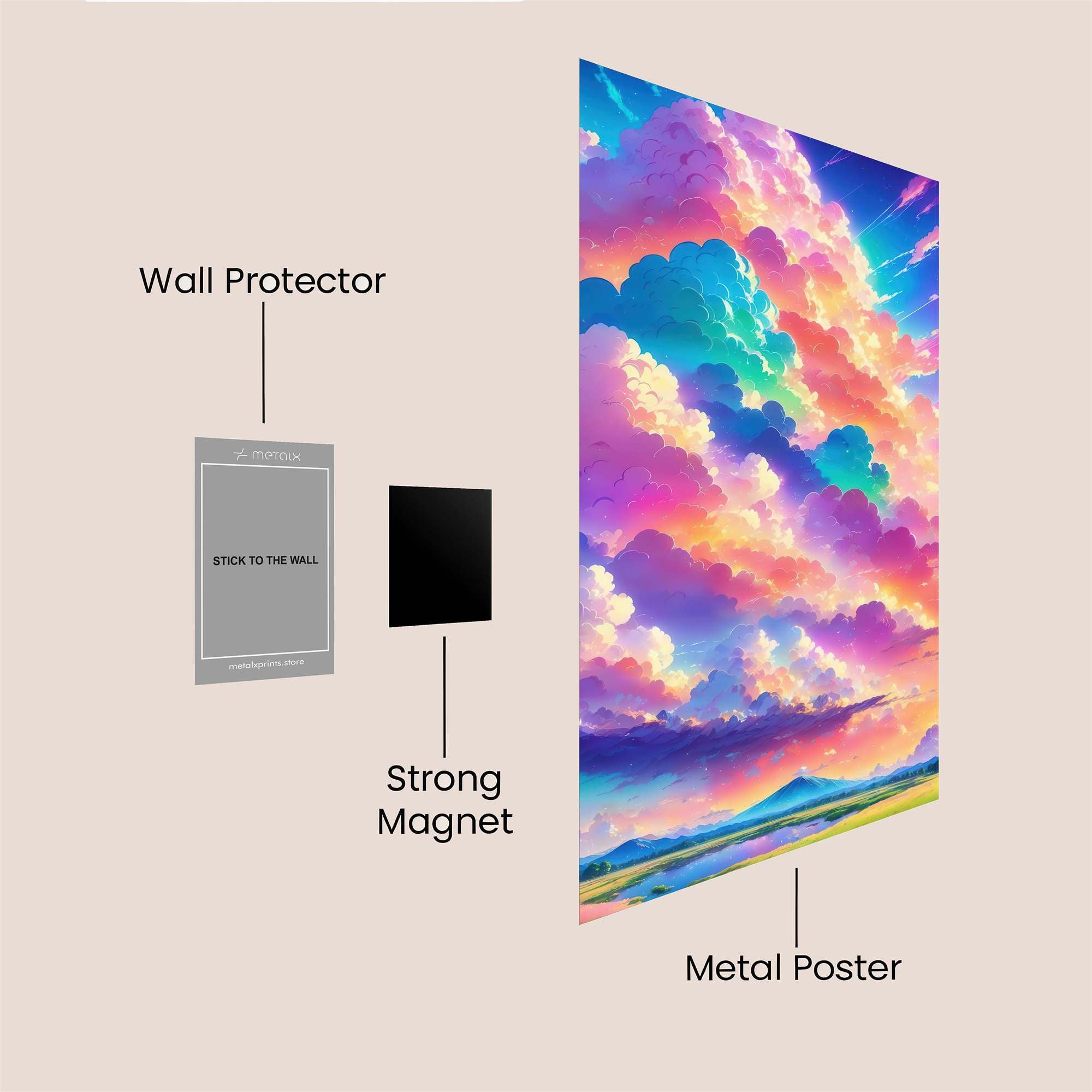 Sky Euphoria Safe Wall Magnetic / M