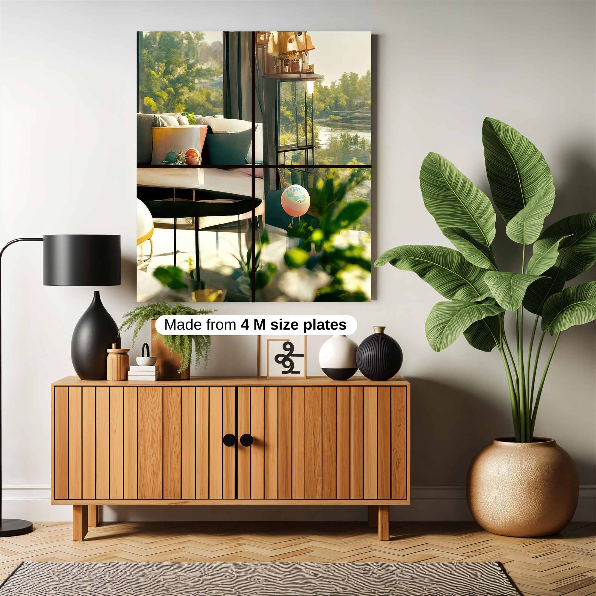 Neon Dreamscape Safe Wall Magnetic / M