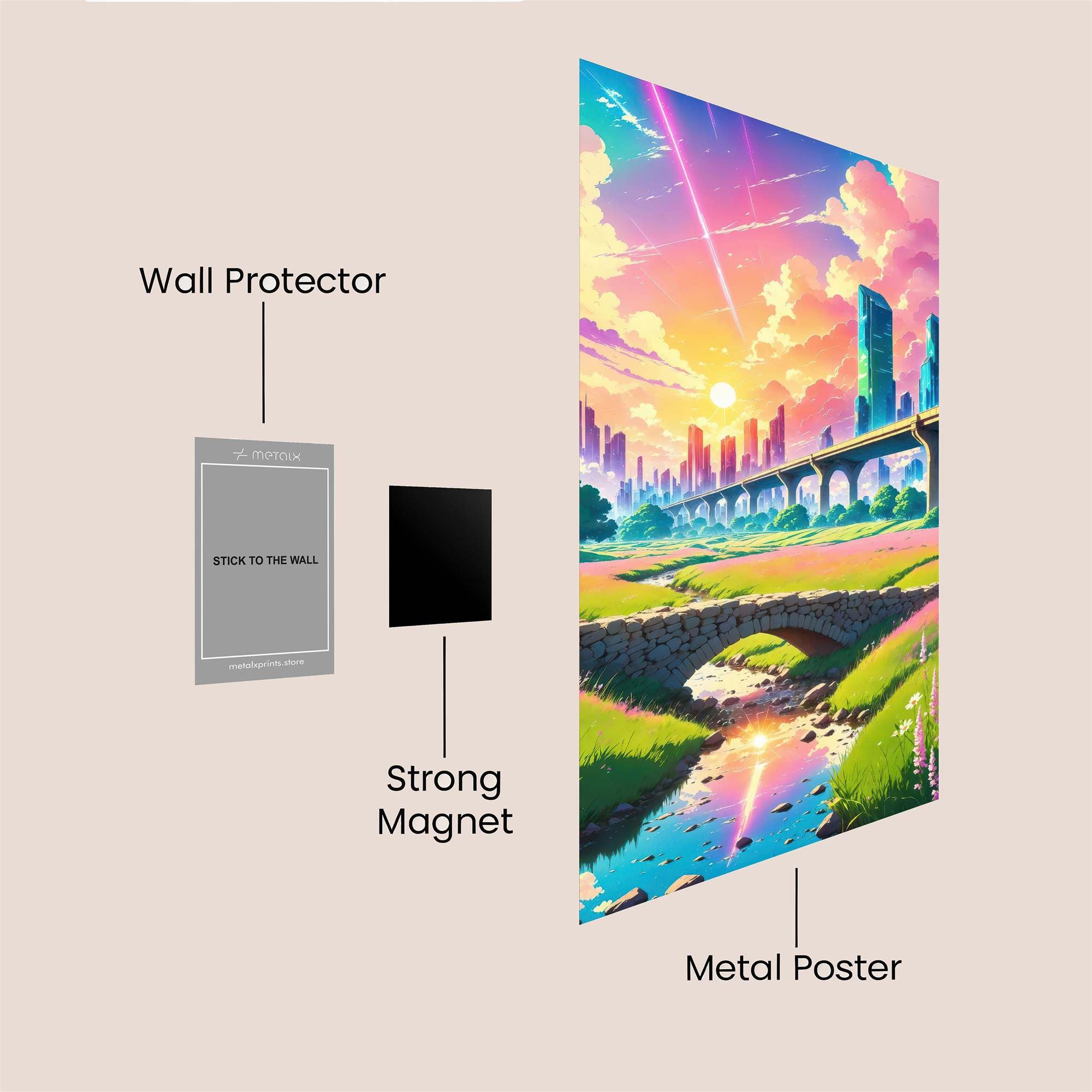 CitySerenity Safe Wall Magnetic / M