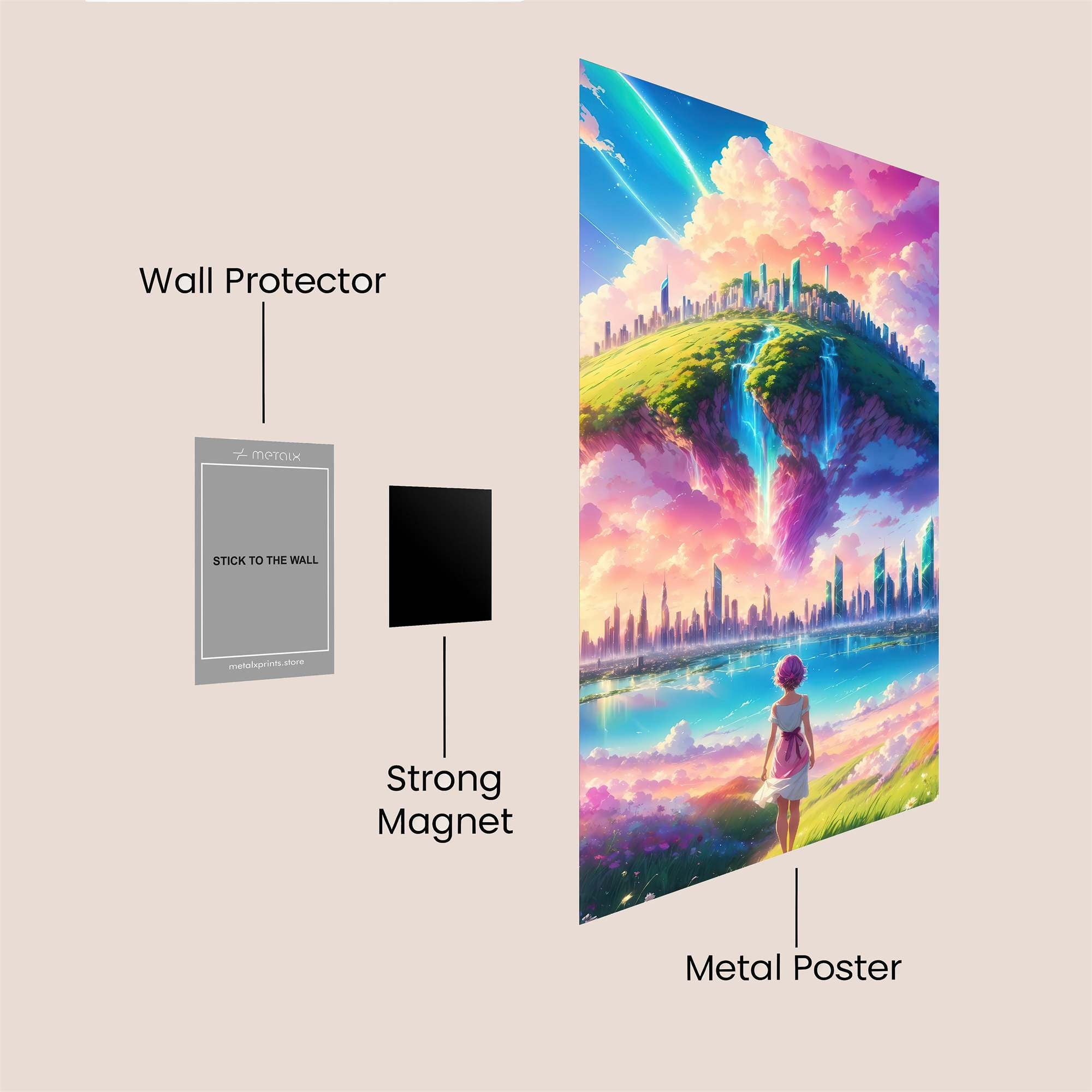 Skyward Dream Safe Wall Magnetic / M