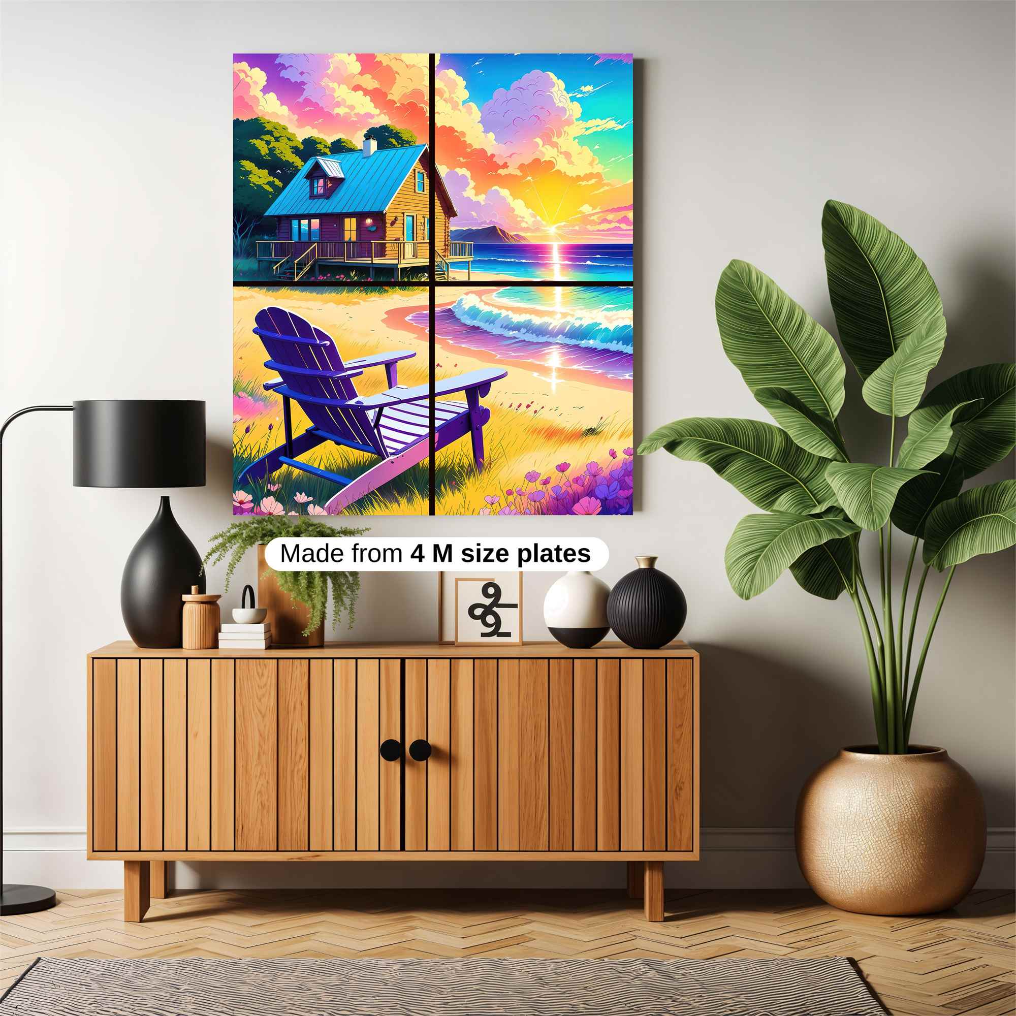 Sunset Serenity Safe Wall Magnetic / M