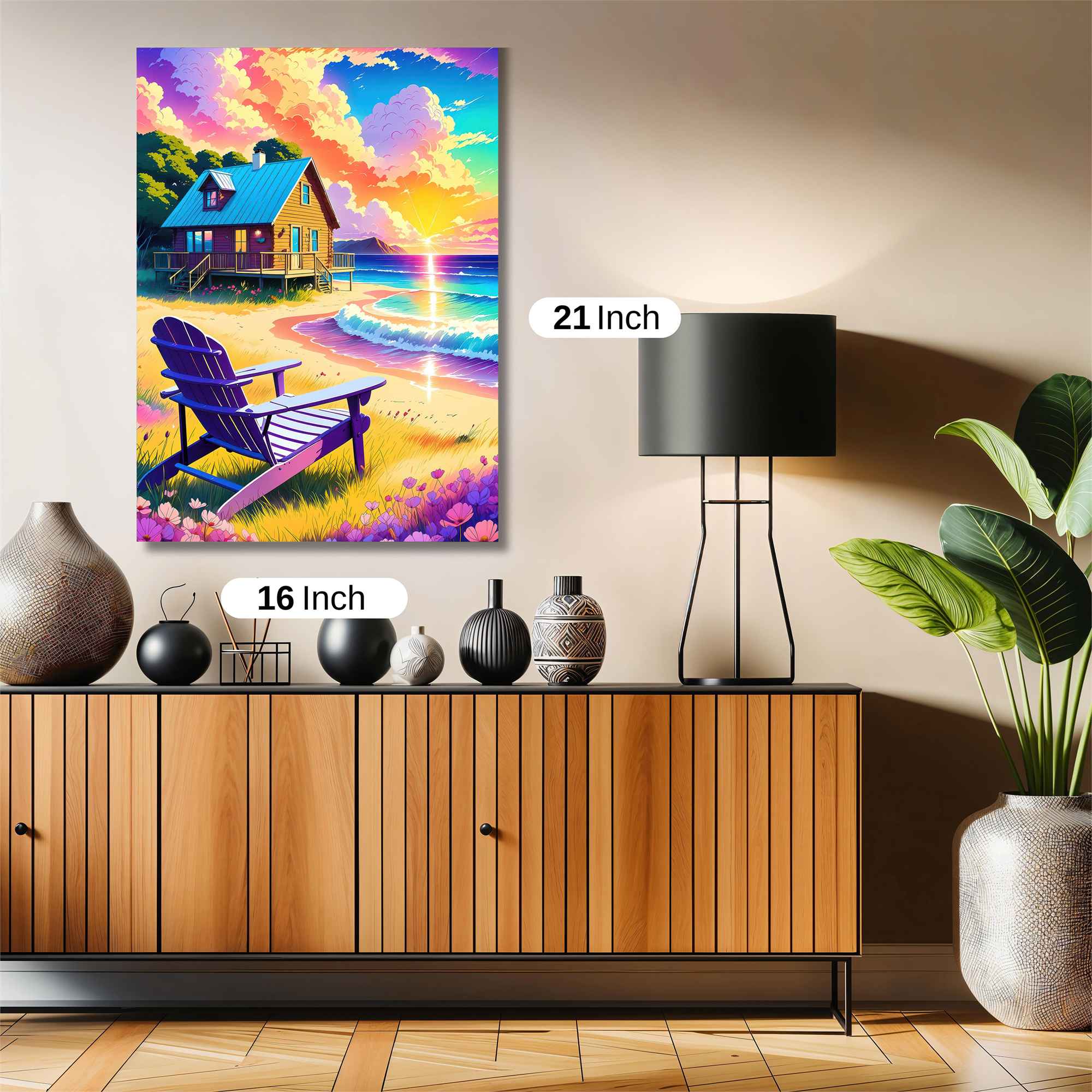 Sunset Serenity Safe Wall Magnetic / M