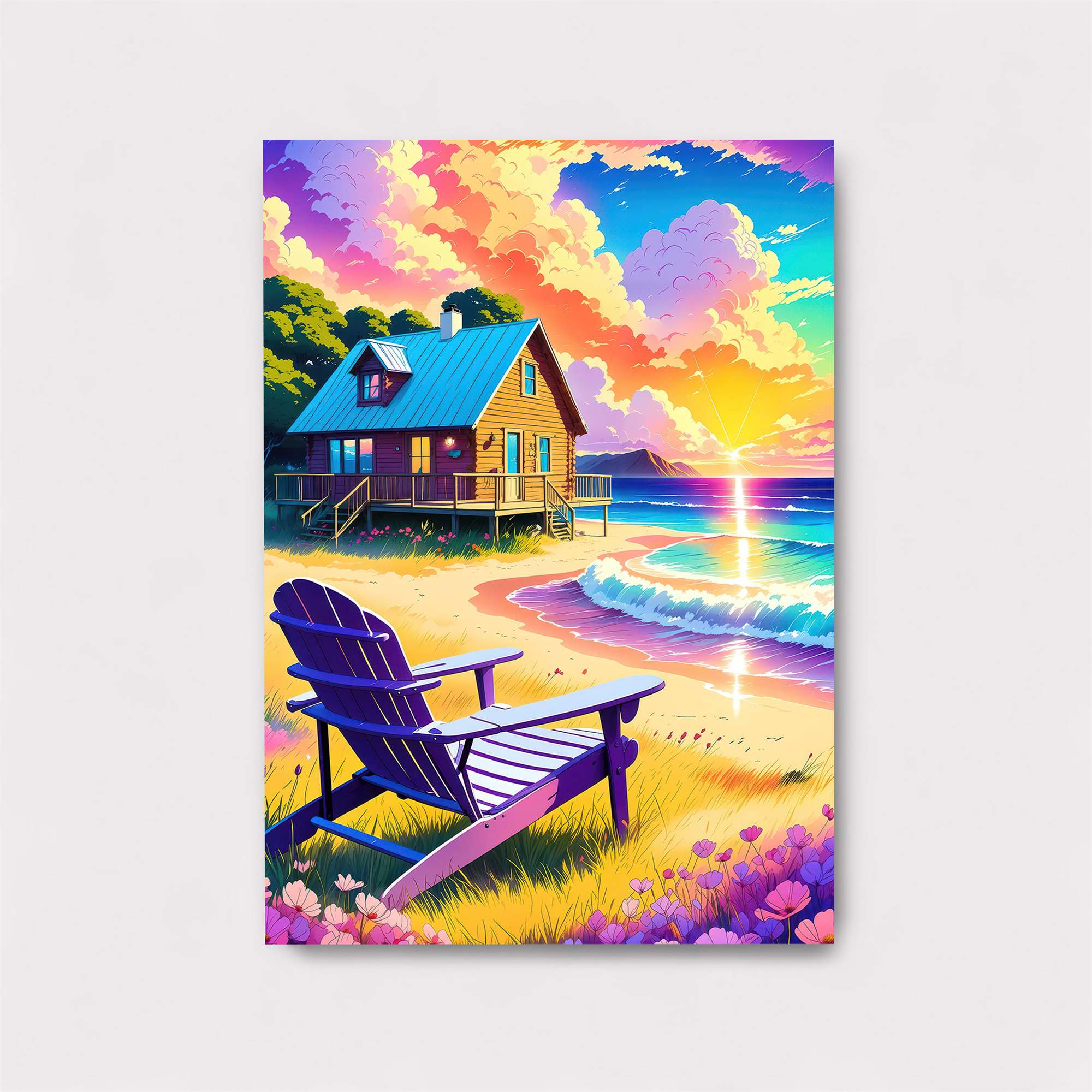 Sunset Serenity Safe Wall Magnetic / M