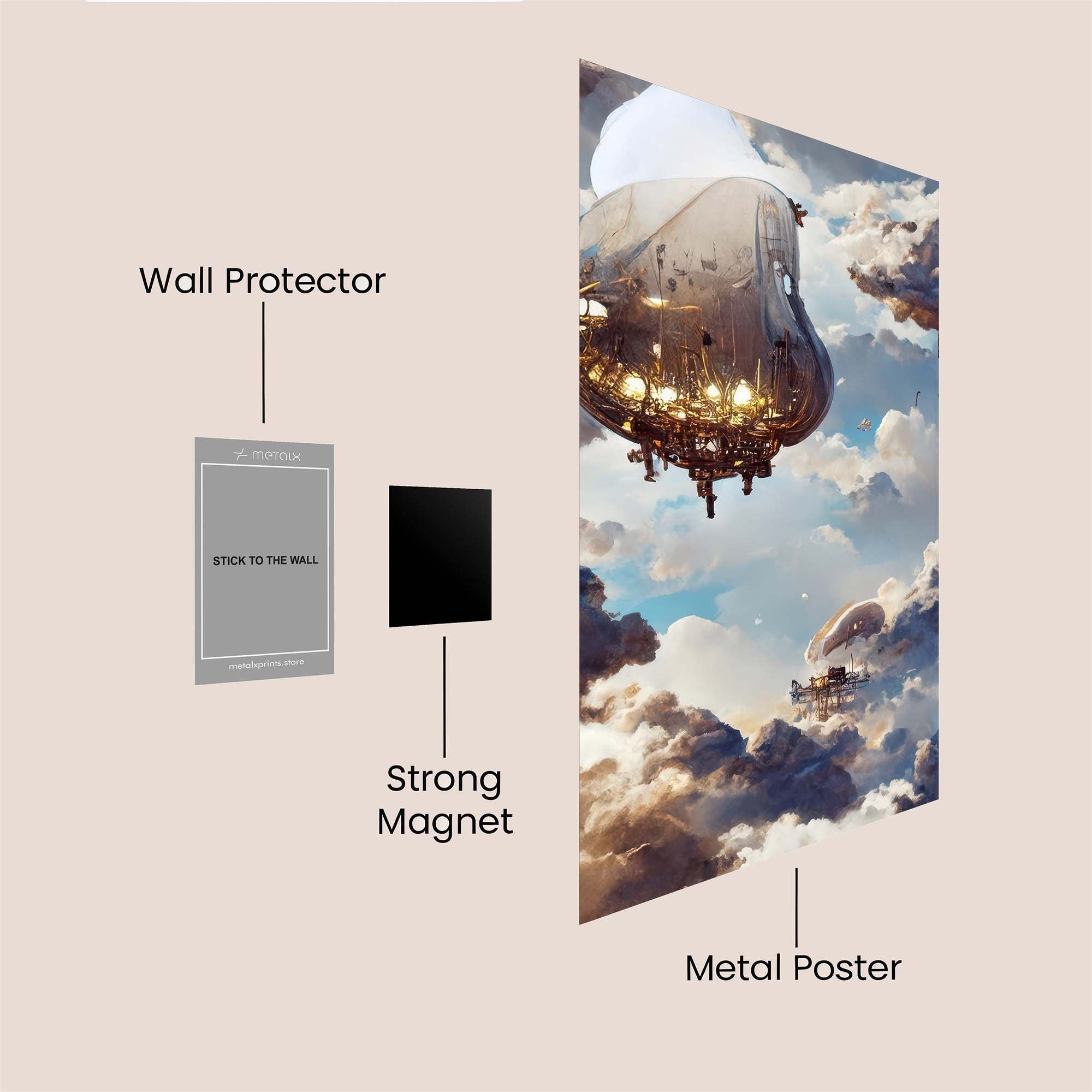 SkyChandelier Safe Wall Magnetic / M