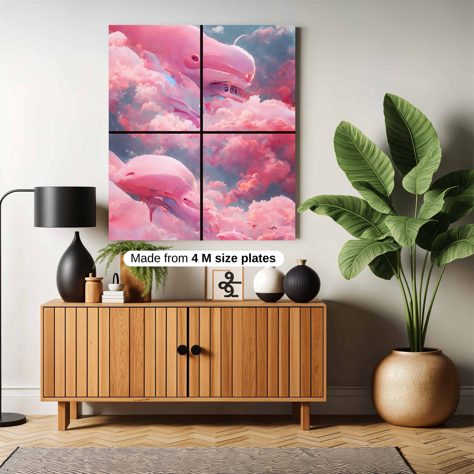 Whale Dream Safe Wall Magnetic / M