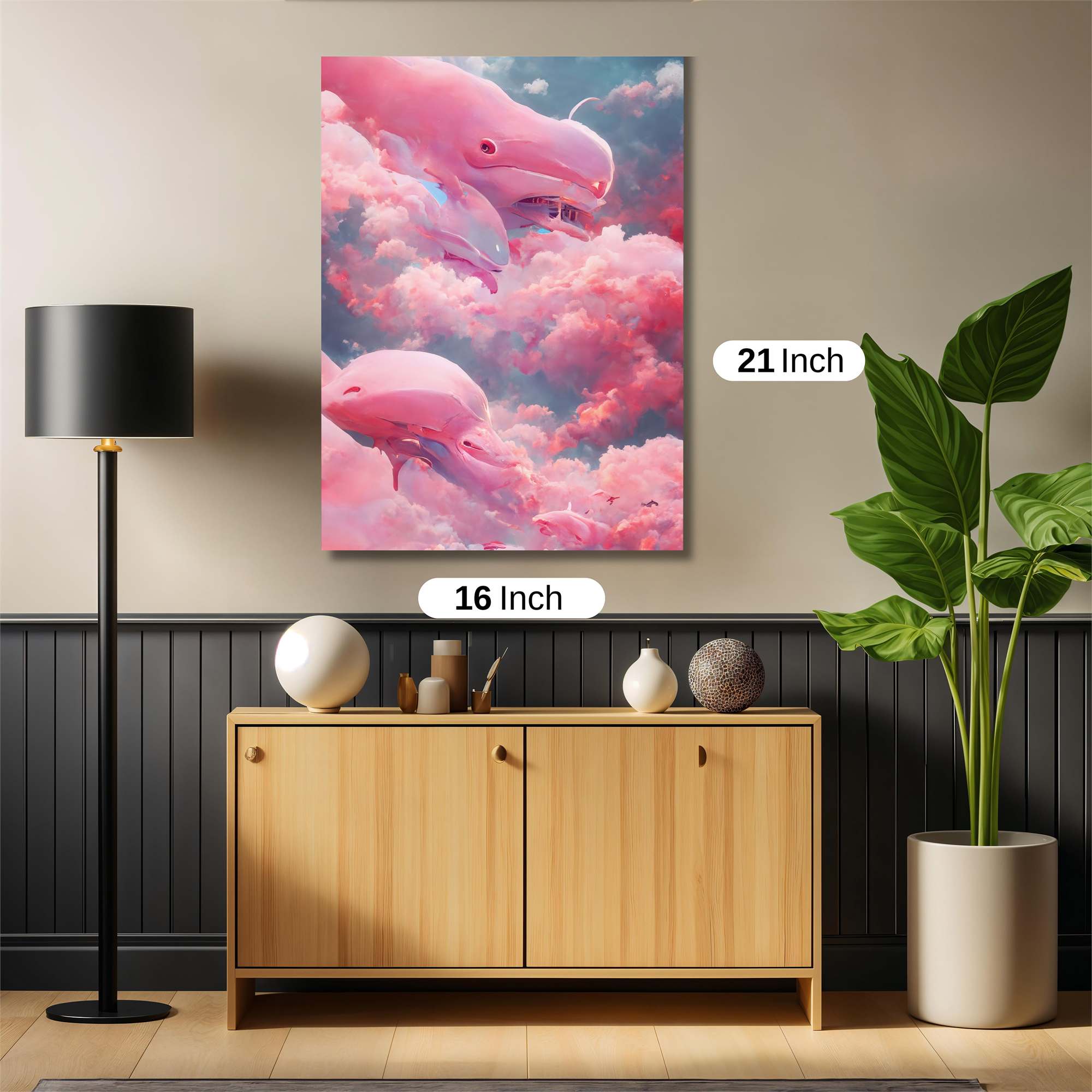 Whale Dream Safe Wall Magnetic / M