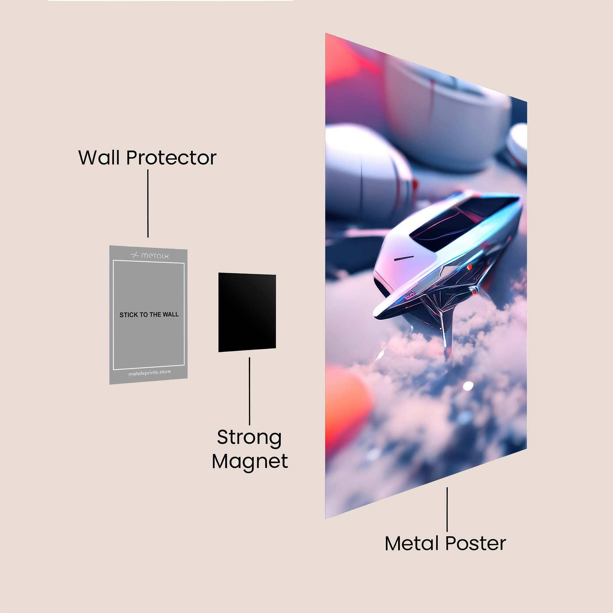 SkySerenity Safe Wall Magnetic / M